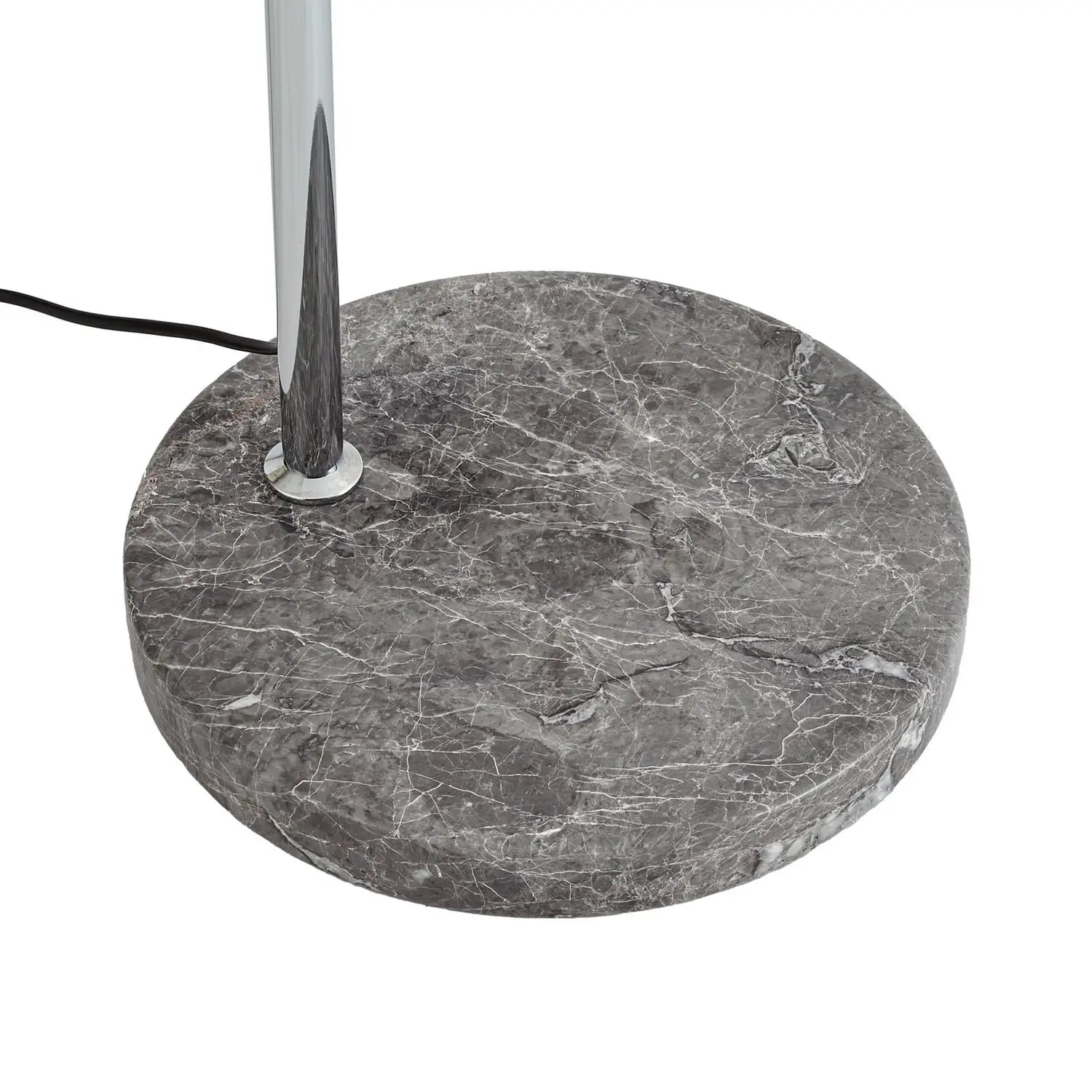 B-Ware Lindby Stehleuchte Standlampe Tonka Chrom Metall Marmor E27 H185cm - 4255830910753