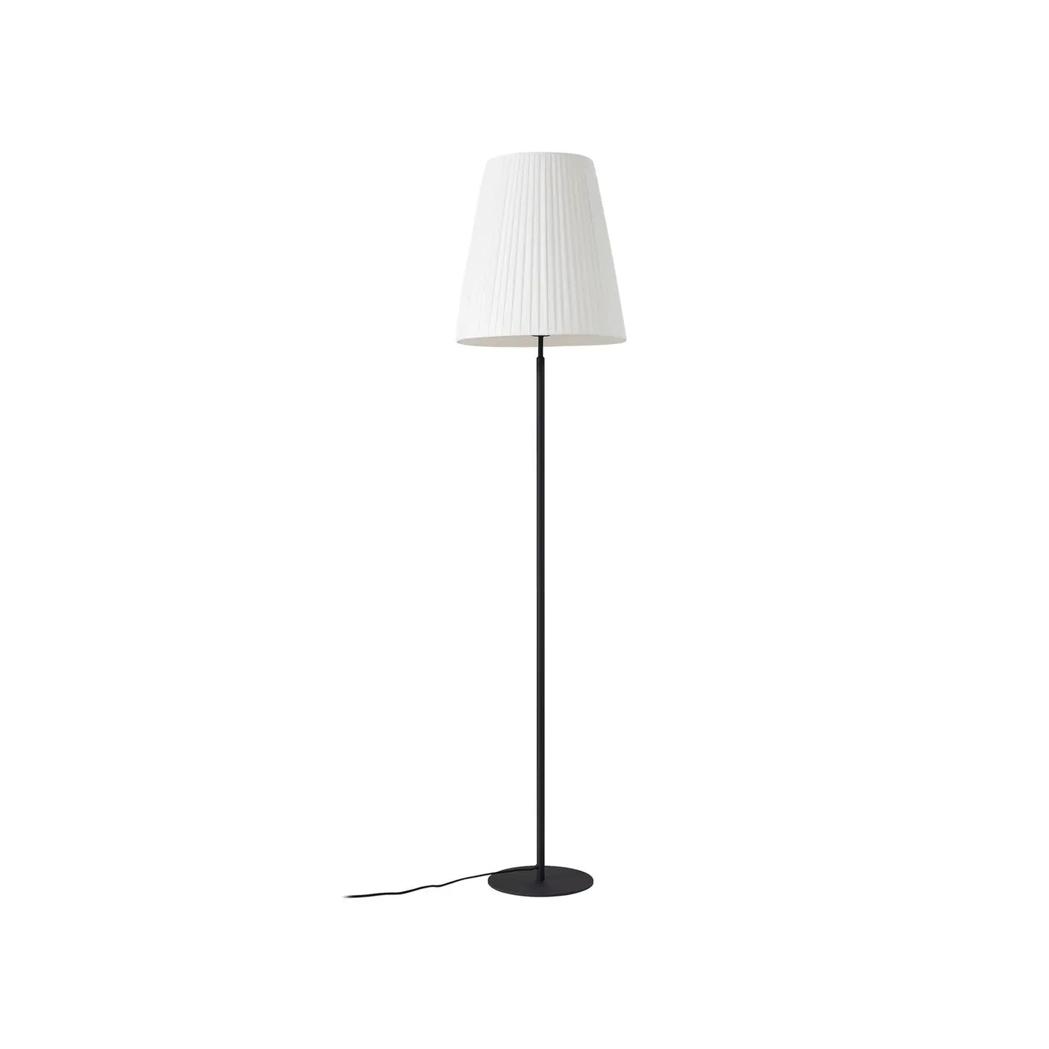 B-Ware Lindby Stehleuchte Virelle Standleuchte Stehlampe Textil H170cm Schwarz Weiß383 - 4255830903748