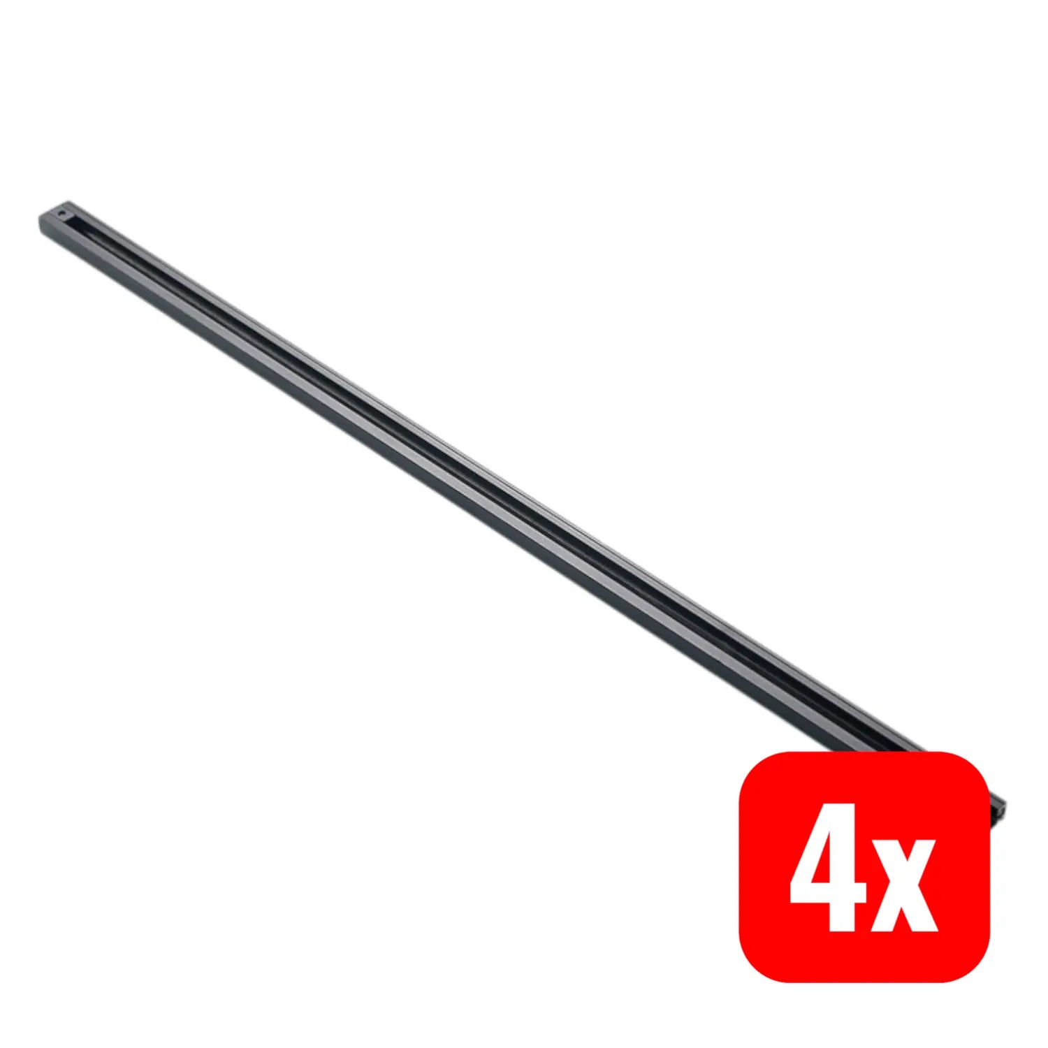 B-Ware Lindby Linaro Stromschiene Schwarz Schiene 1m Zubehör Schienensystem 4 Stück - 4251911701623