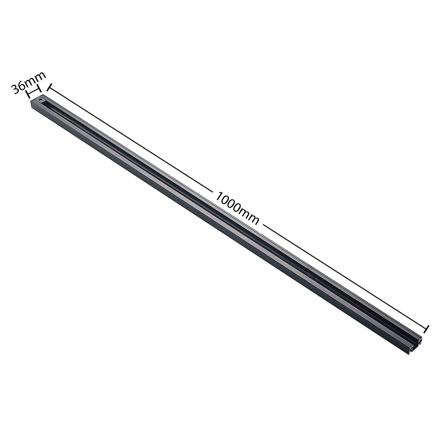 B-Ware Lindby Linaro Stromschiene Schwarz Schiene 1m Zubehör Schienensystem 4 Stück - 4251911701623