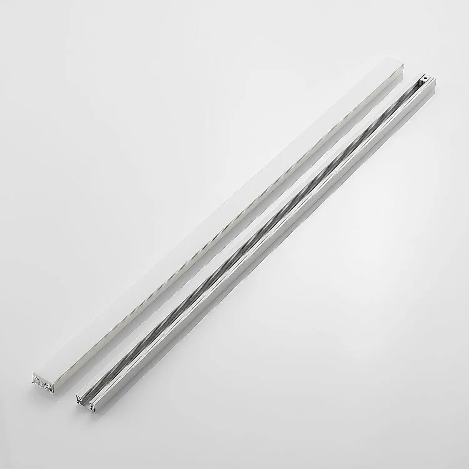 B-Ware Lindby Stromschiene Linaro1 Phasen System 1 M Weiß Aufbauschiene 2 Stück - 4251911701630