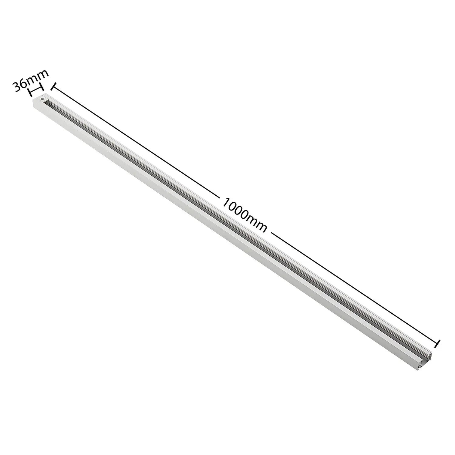 B-Ware Lindby Stromschiene Linaro1 Phasen System 1 M Weiß Aufbauschiene 2 Stück - 4251911701630