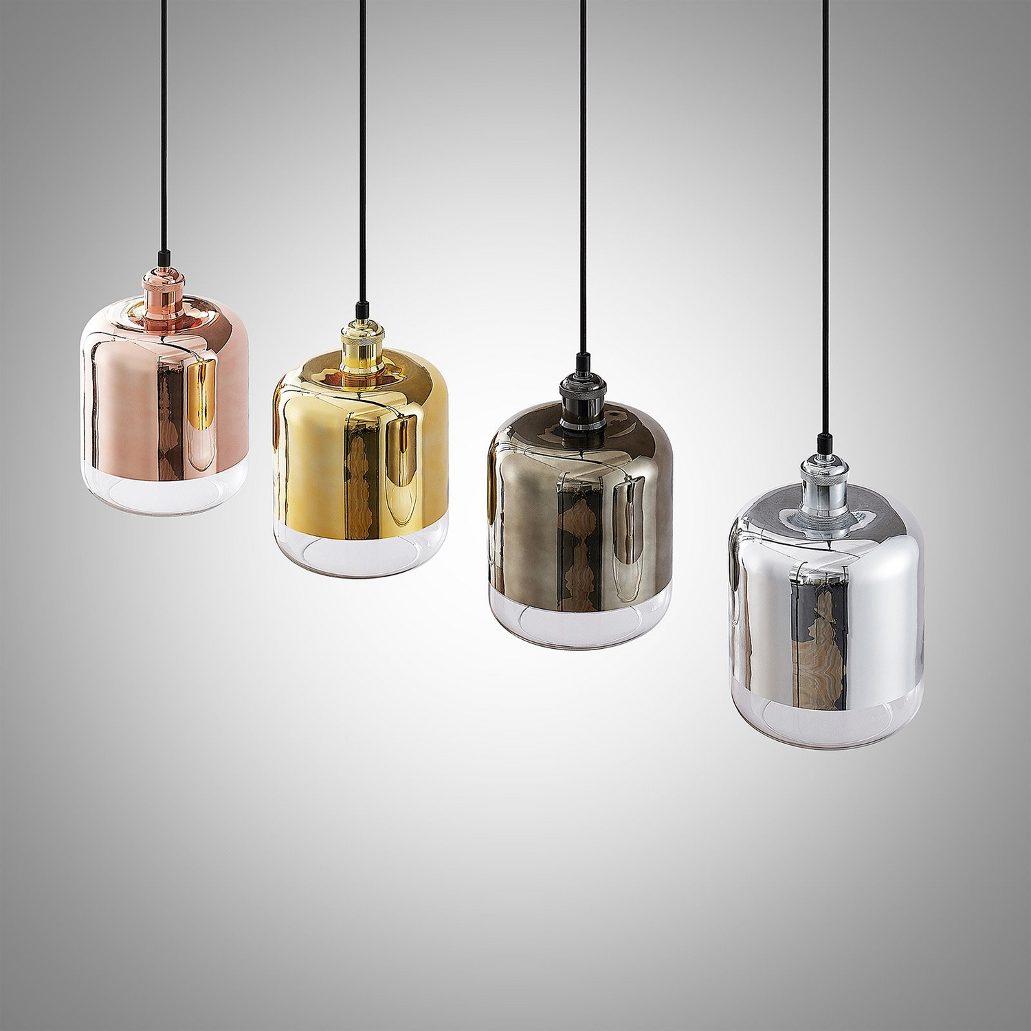 Suspension Lindby Tallinn (référence B), plafonnier, lampe de cuisine, culot E27 4 F380