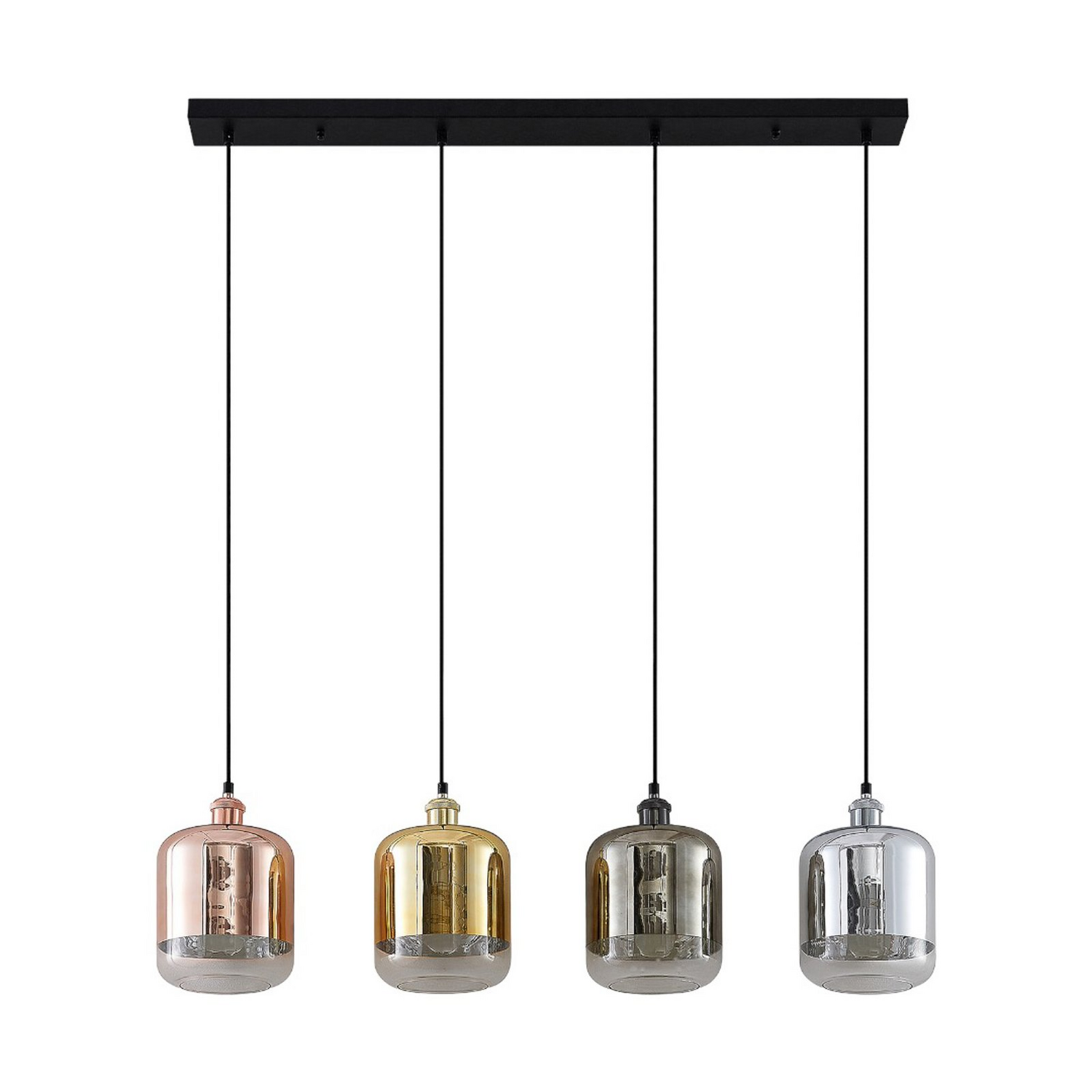 Suspension Lindby Tallinn (référence B), plafonnier, lampe de cuisine, culot E27 4 F380
