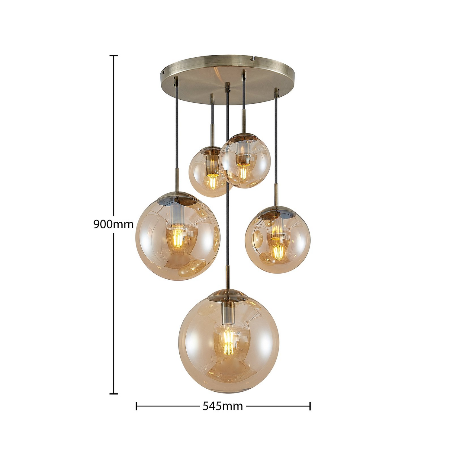 B-Ware Lindby Teeja Hängeleuchte Deckenlampe Deckenlampe Lampe Pendelleuchte Leuchte588