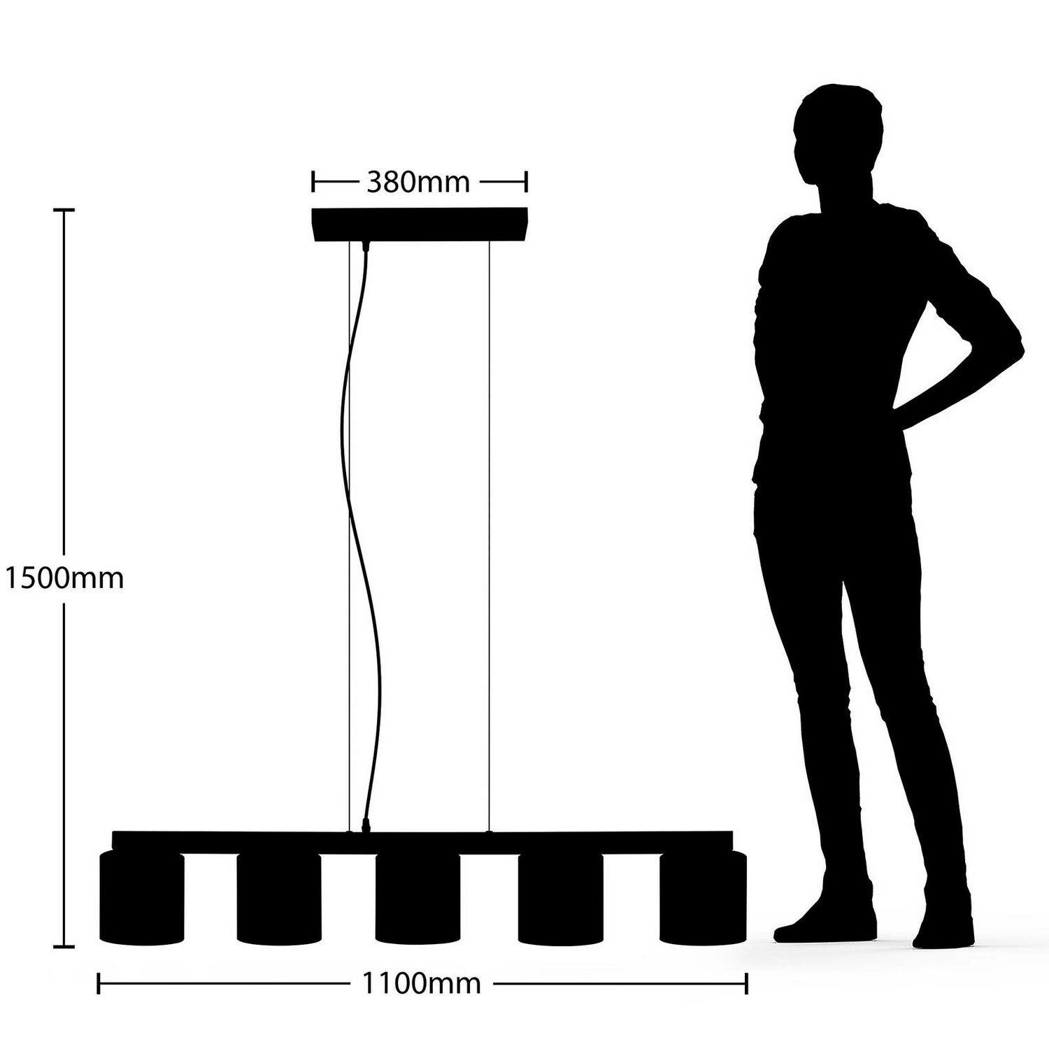 B-Ware Lindby Thaline Hängeleuchte Deckenlampe Pendelleuchte Wohnzimmerlampe Lampe E14  - 4251096592535