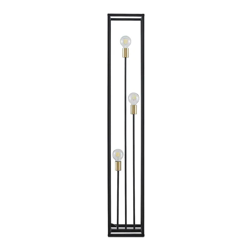 B-Ware Lindby Tiliane Käfig Stehlampe Leuchte Stehleuchte Lampe 3 Flammig E27 Schwarz