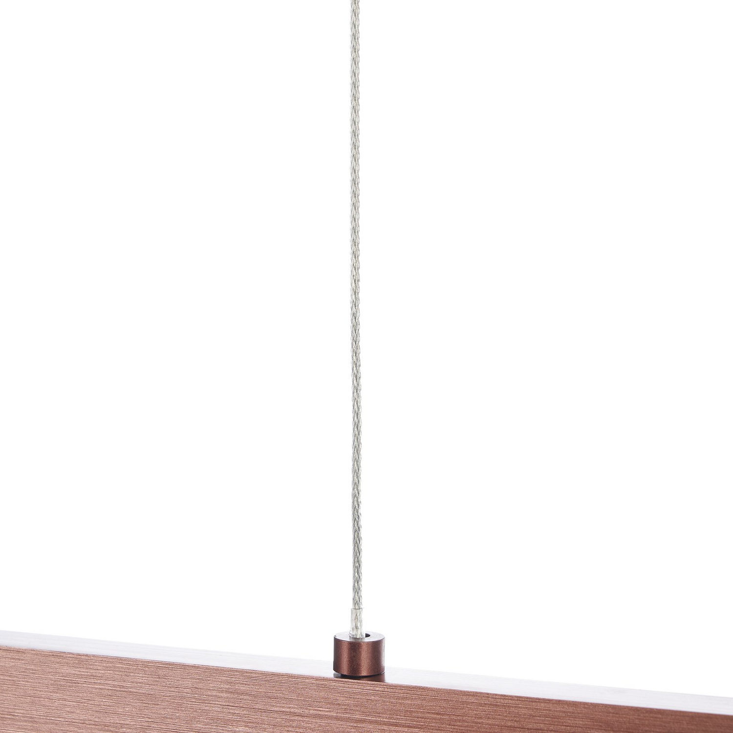 B-Ware Lindby Pendelleuchte Hängeleuchte Led Esszimmer Braun Wohnbereich Aluminium