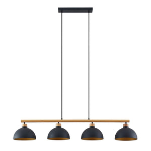B-Ware Lindby Tirzana Hängeleuchte LED Pendelleuchte Deckenlampe Lampe Licht schwarz