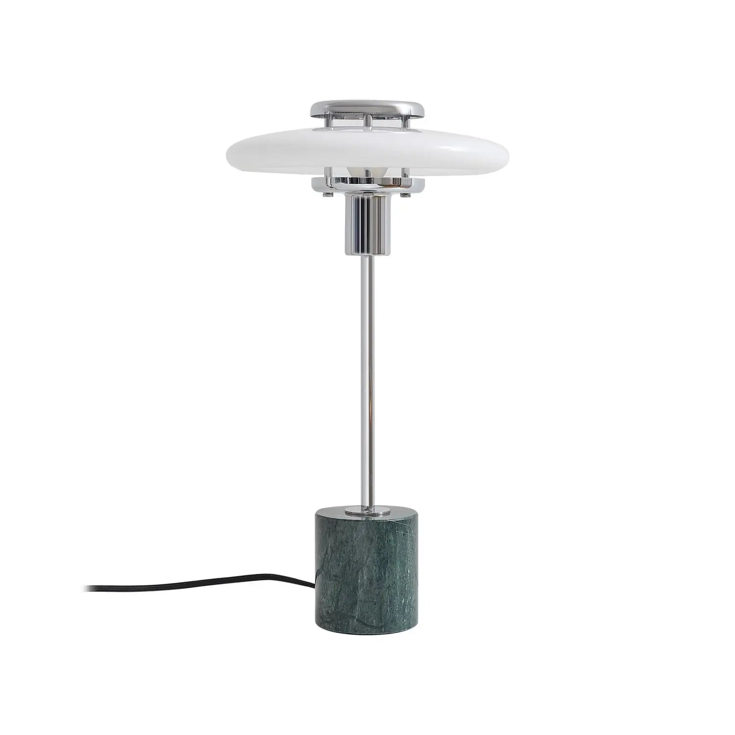 B-Ware Lindby Tischlampe Branford Tischleuchte Retro Lampe Weiß Grün Opalglas/Marmor