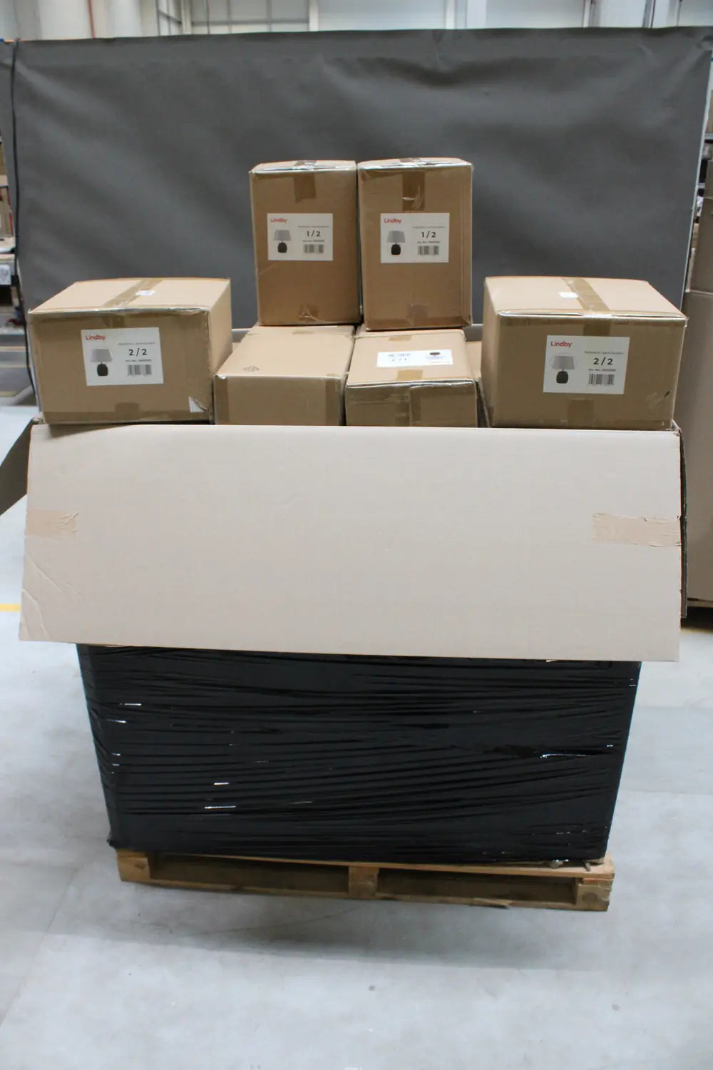 B-Ware Lindby Tischleuchte Aelith ø 30 Cm Grau Keramik E27 Tischlampe Lampe 20 Stück - 4251911778120