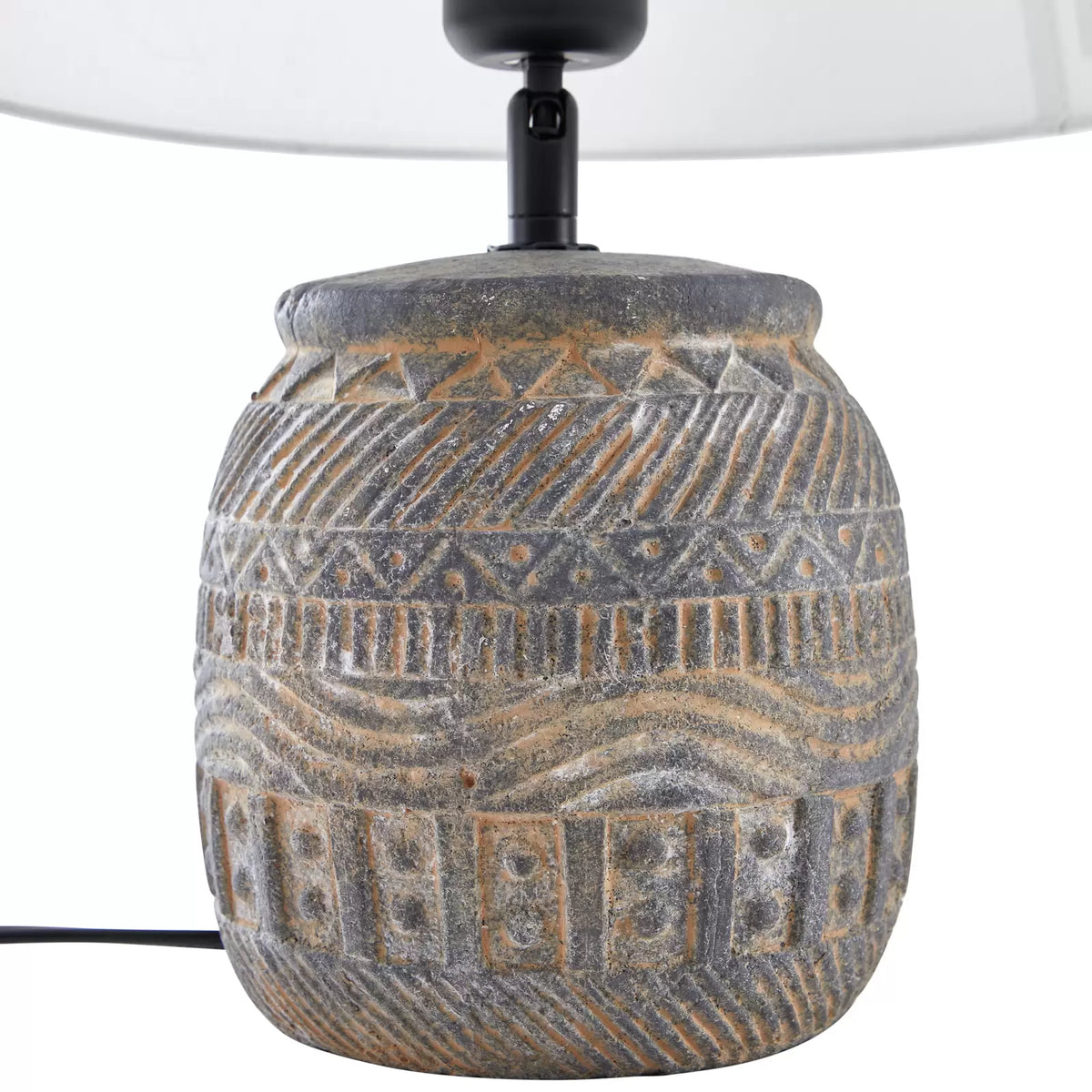 Lindby Tischleuchte Aelith Ø 30 cm grau Keramik E27 Tischlampe Lampe 20 STÜCK - 4251911778120