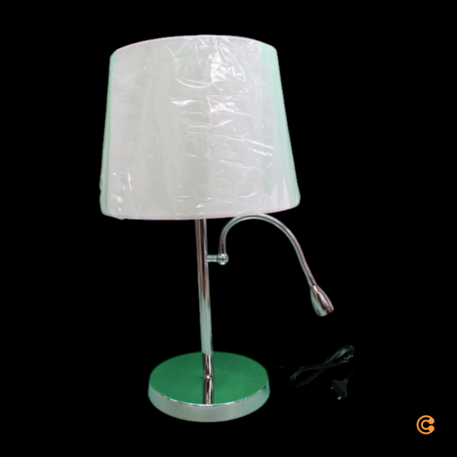 Lindby Stoff Tischlampe Benjiro Tischlampe Lampe Led Leselampe E27 Siehe Text B-Ware - 4251096546750