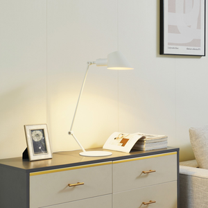 B-Ware Lindby Tischleuchte Corali Weiß Metall Höhe 64 Cm Leselampe Tischlampe Lampe666