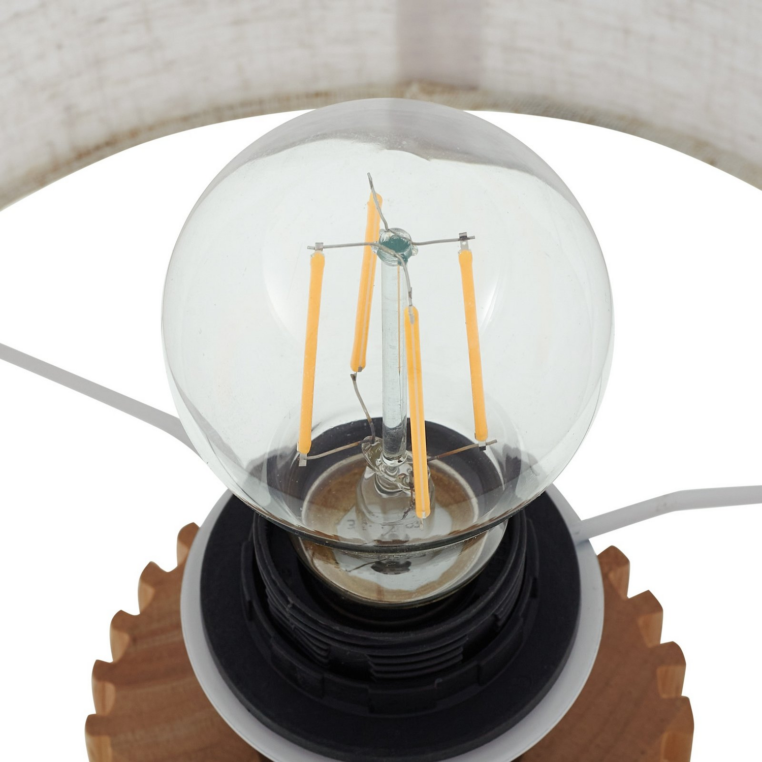 B-Ware Lindby Tischleuchte Lampe Kimiko Nachtiischlampe Leuchte Led 38 Cm E27 Schal81