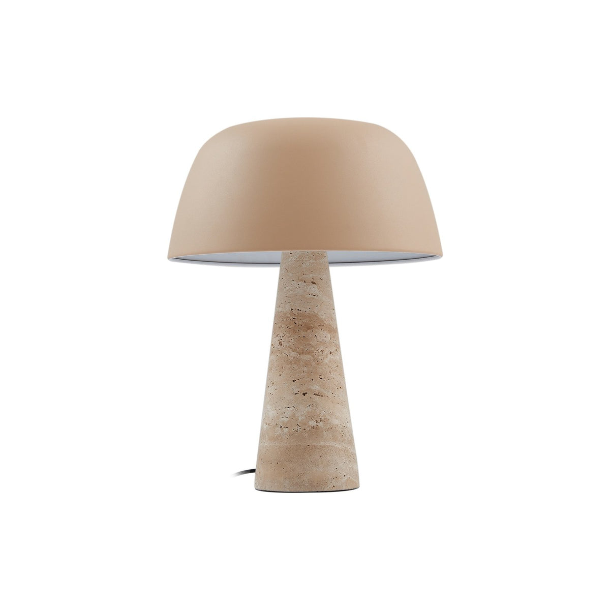 Lindby Tischleuchte Lampe Magritt Tischlampe Dekoleuchte beige Metall Stein 41cm - 4251911793758