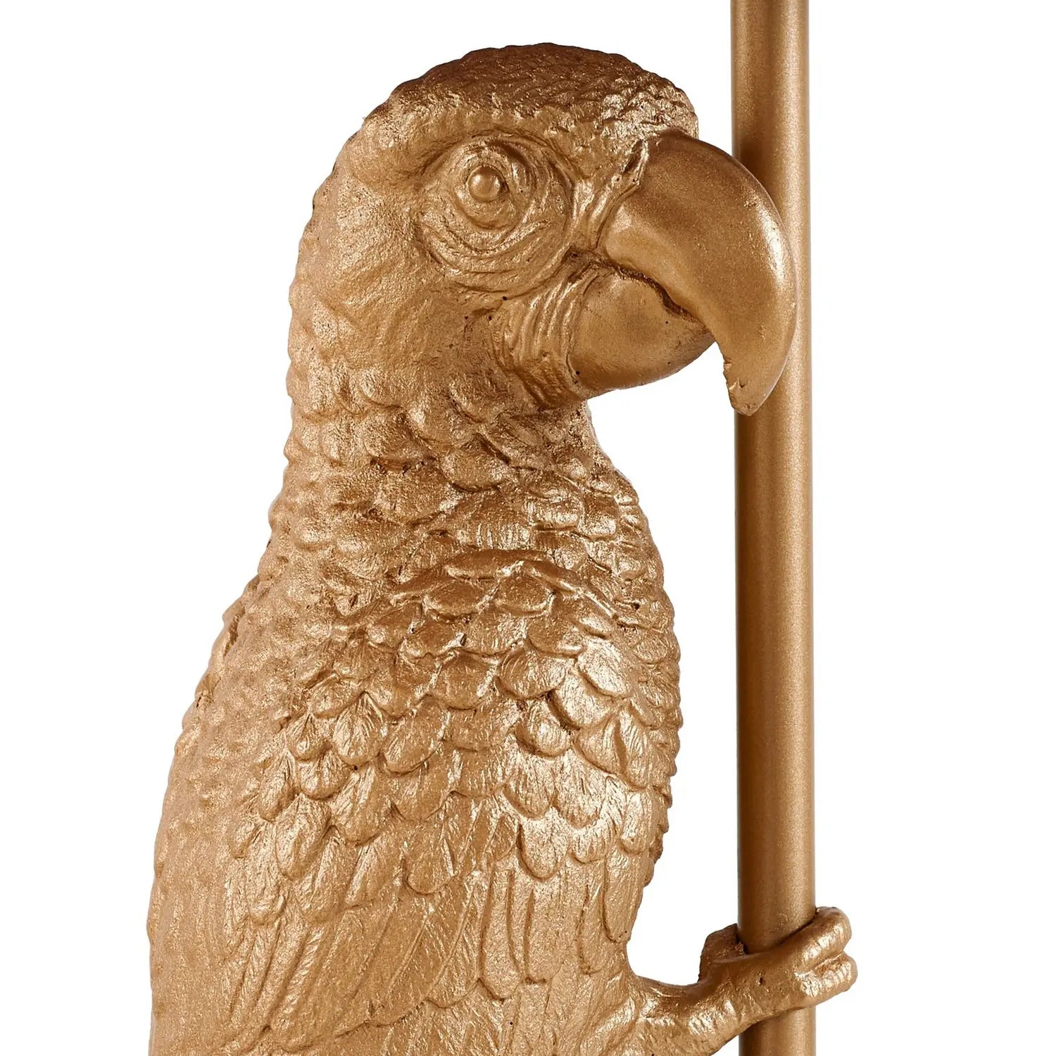 B-Ware Lindby Tischleuchte Lampe Marula Gold Blumenprint Textil E27 Höhe 63 Cm Leuchte - 4255830903083