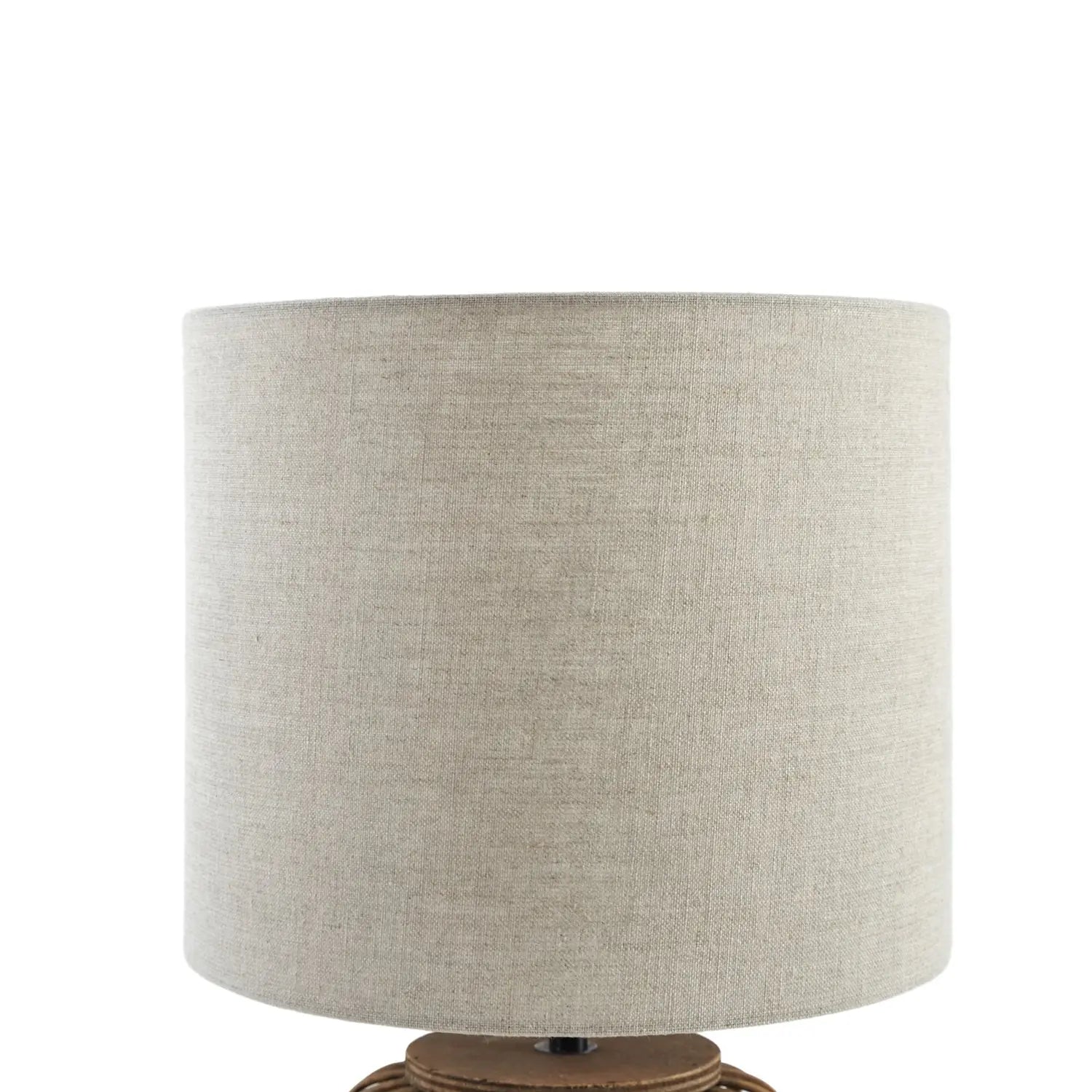 B-Ware Lindby Tischleuchte Lampe Marzanna Grau Bambus 425 Cm E27 - 4251911777710