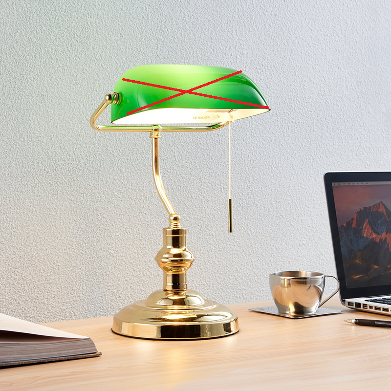 Lindby Bankerlampe Milenka Schreitischlampe Lampe Leselampe Siehe Text/Foto B-Ware - 4251096523881