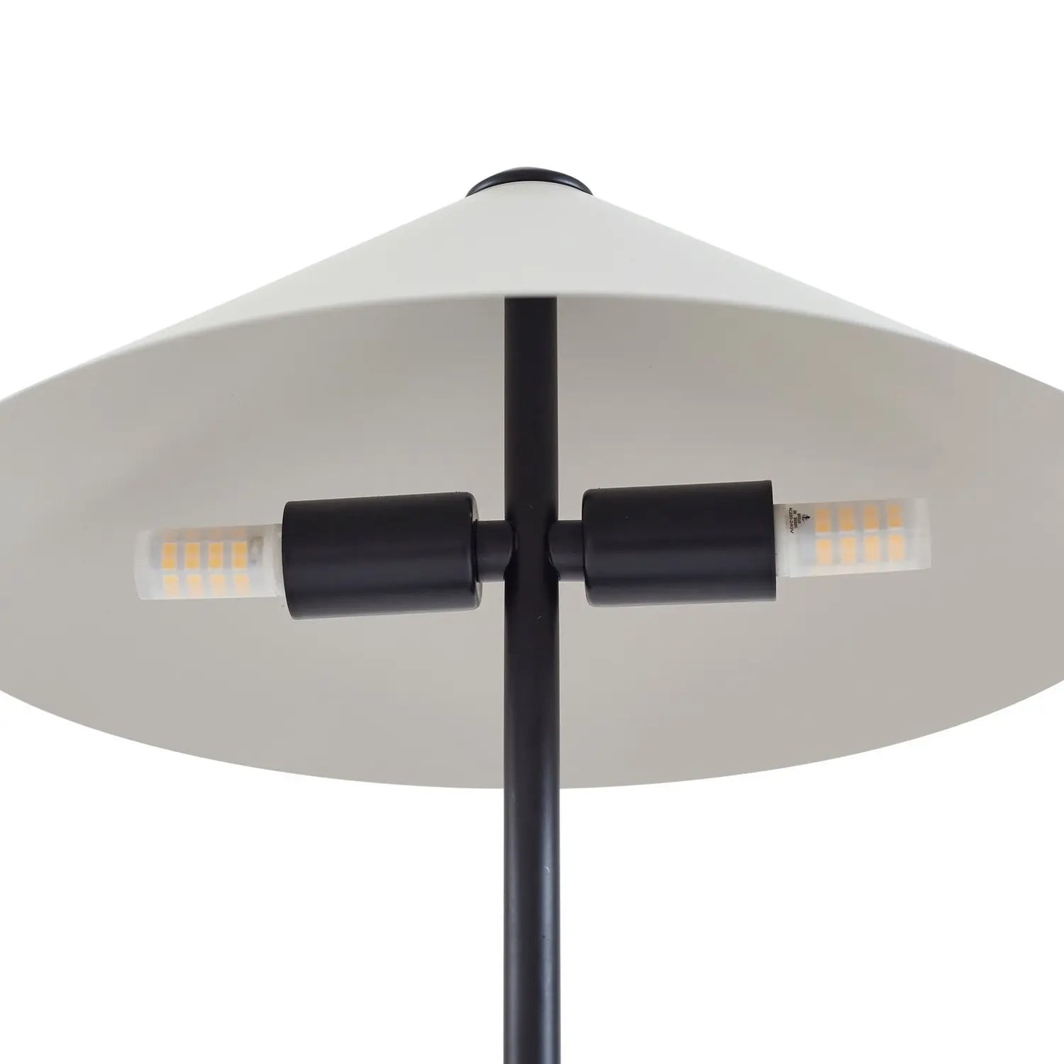 B-Ware Lindby Tischleuchte Lampe Norvik Tischlampe Höhe 35 Cm Schwarz Grau Metall332 - 4255830903151