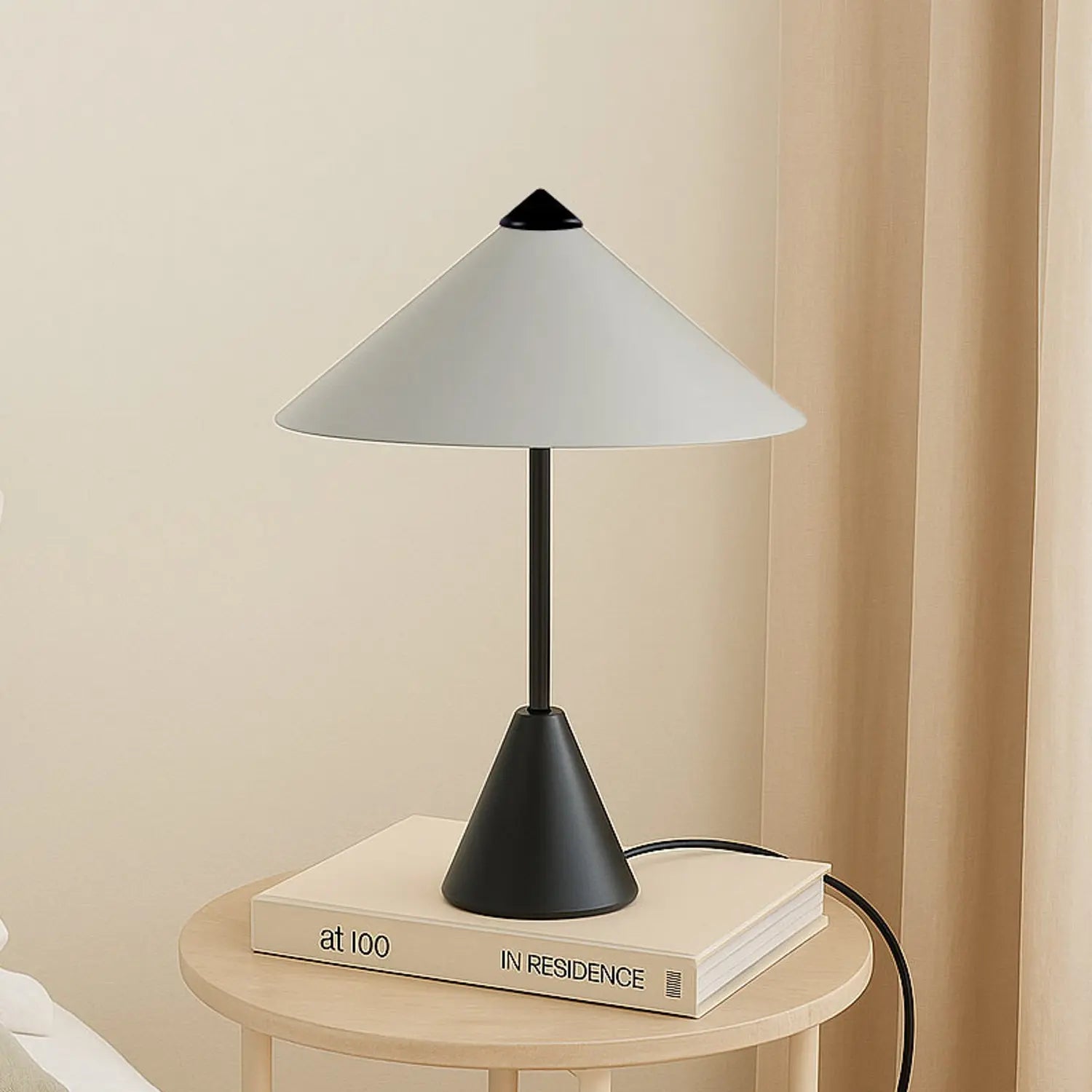 B-Ware Lindby Tischleuchte Lampe Norvik Tischlampe Höhe 35 Cm Schwarz Grau Metall332 - 4255830903151