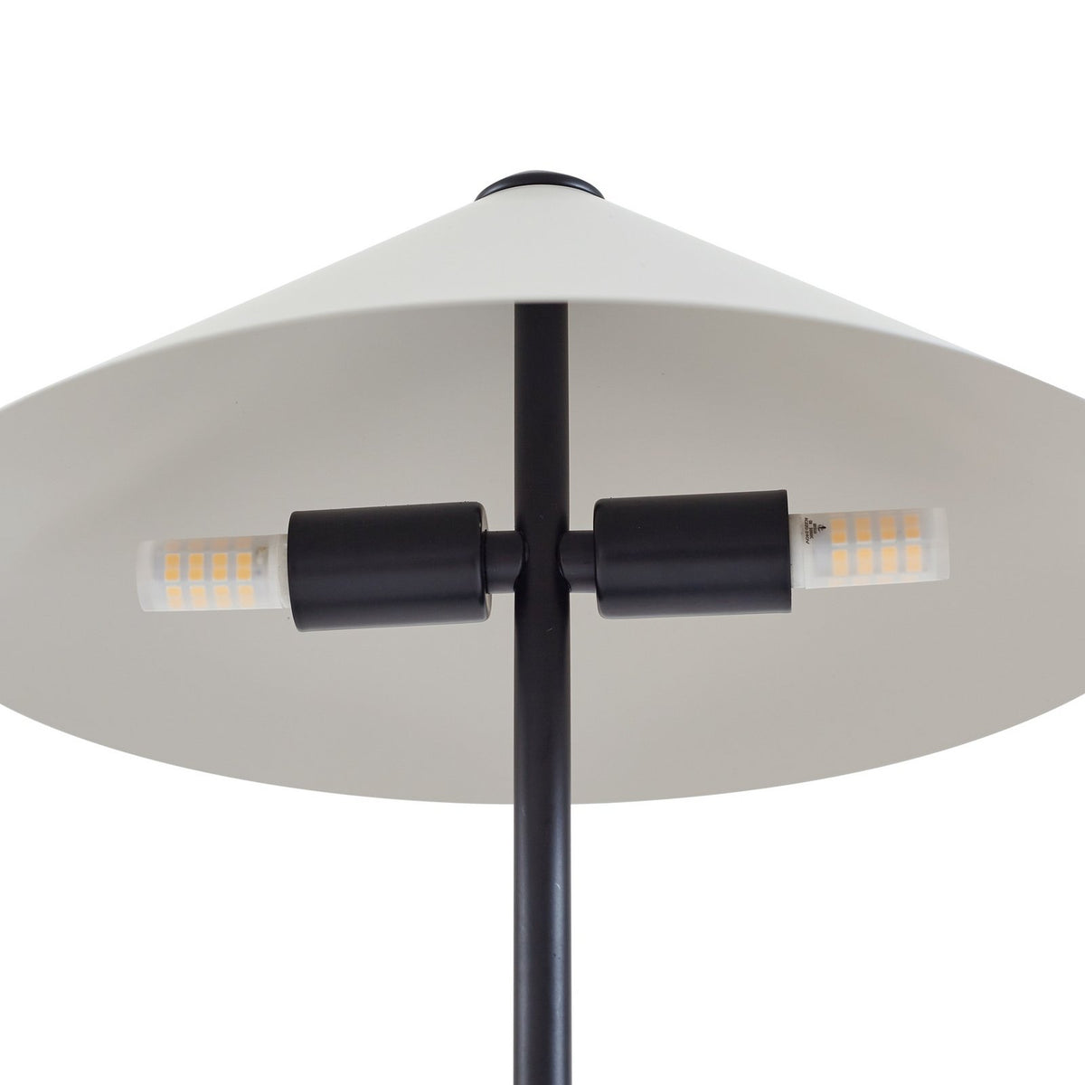 Lindby Tischleuchte Lampe Norvik Tischlampe Höhe 35 cm schwarz grau Metall332 - 4255830903151
