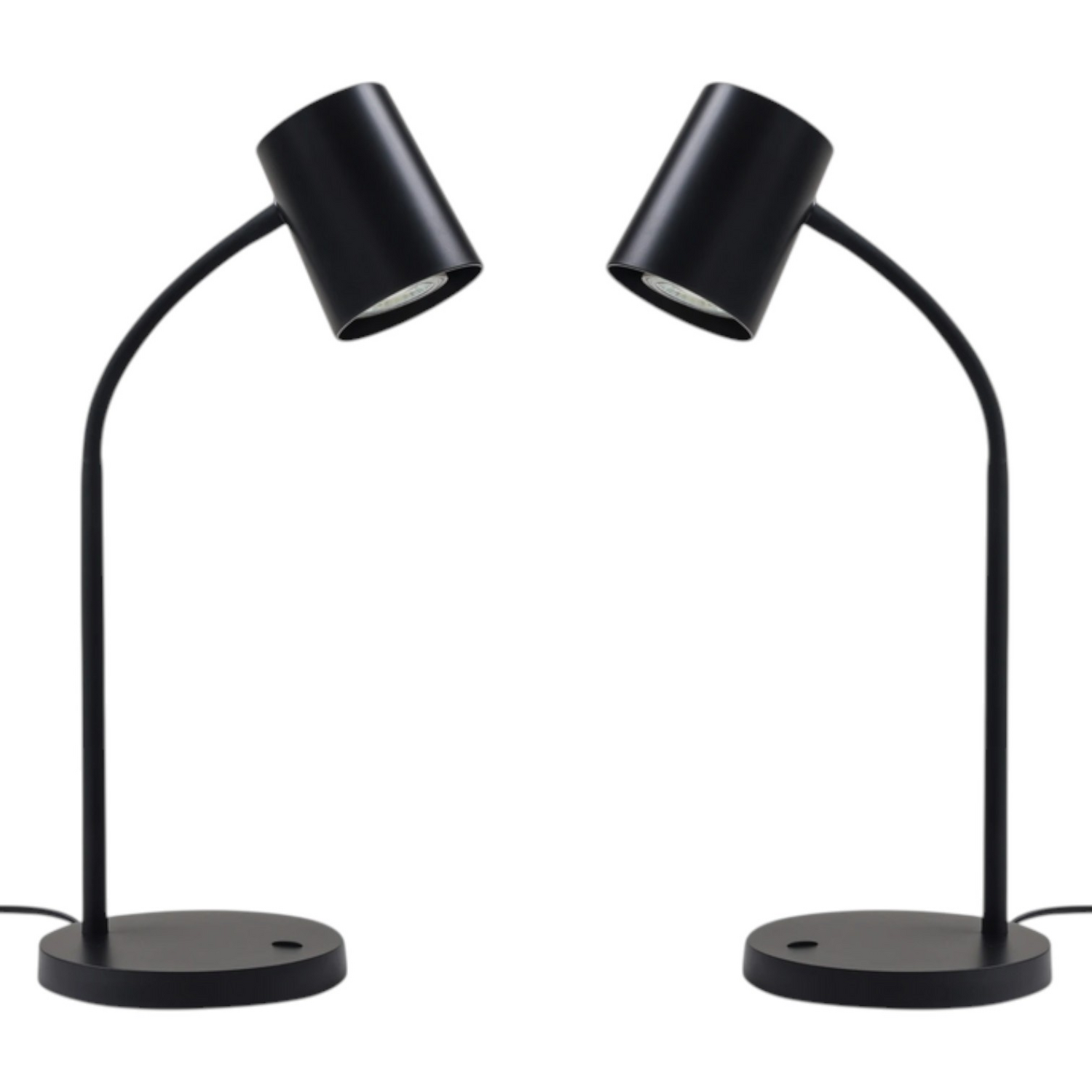 B-Ware Lindby Tischleuchte Radka Tischlampe Tischlicht Lampe Schwarz Kunststoff 2 Stück - 4251911774313