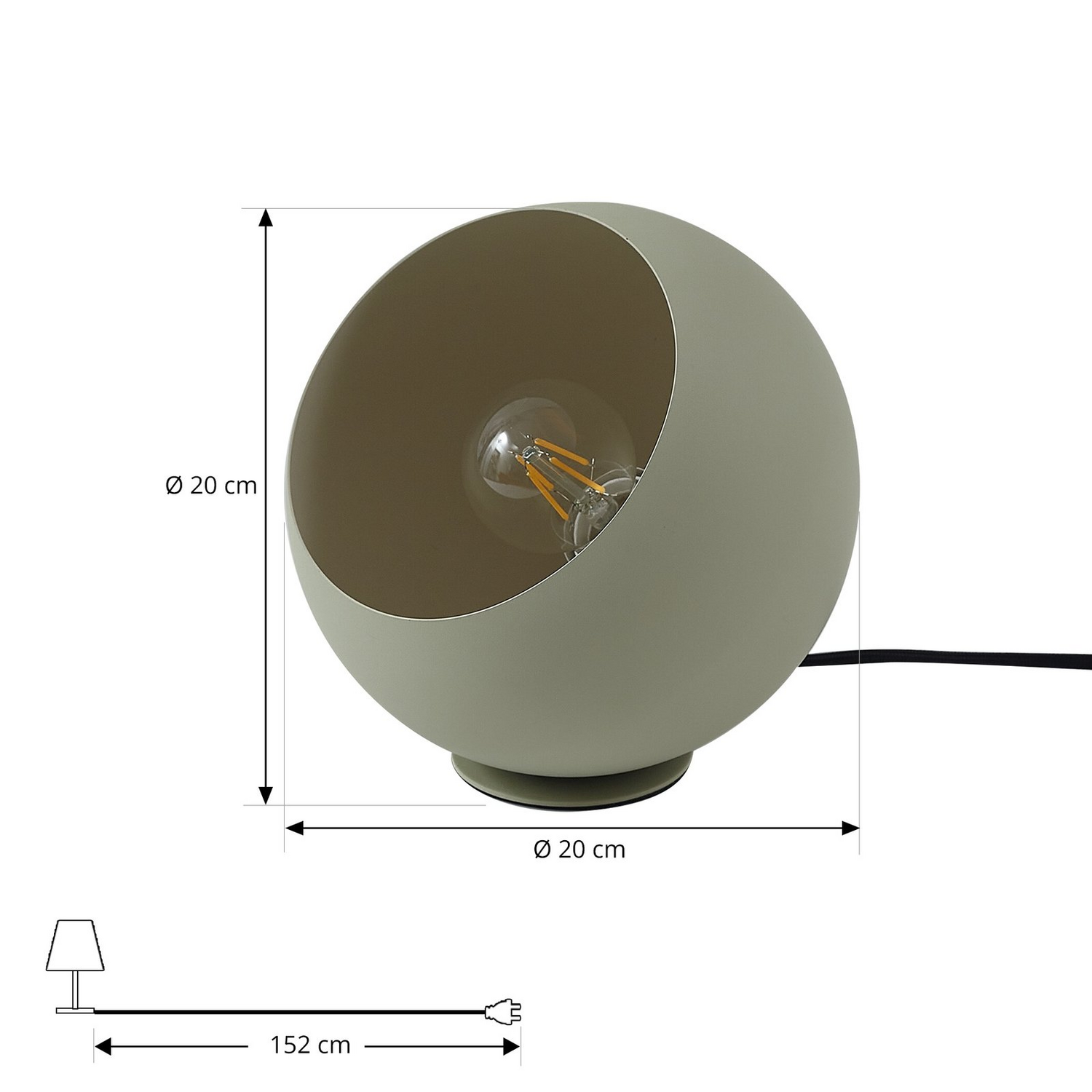 Lindby Solomia Tischleuchte Tischlampe Leuchte Lampe Tischlicht Tischbeleuchtung B-Ware - 4251911791976