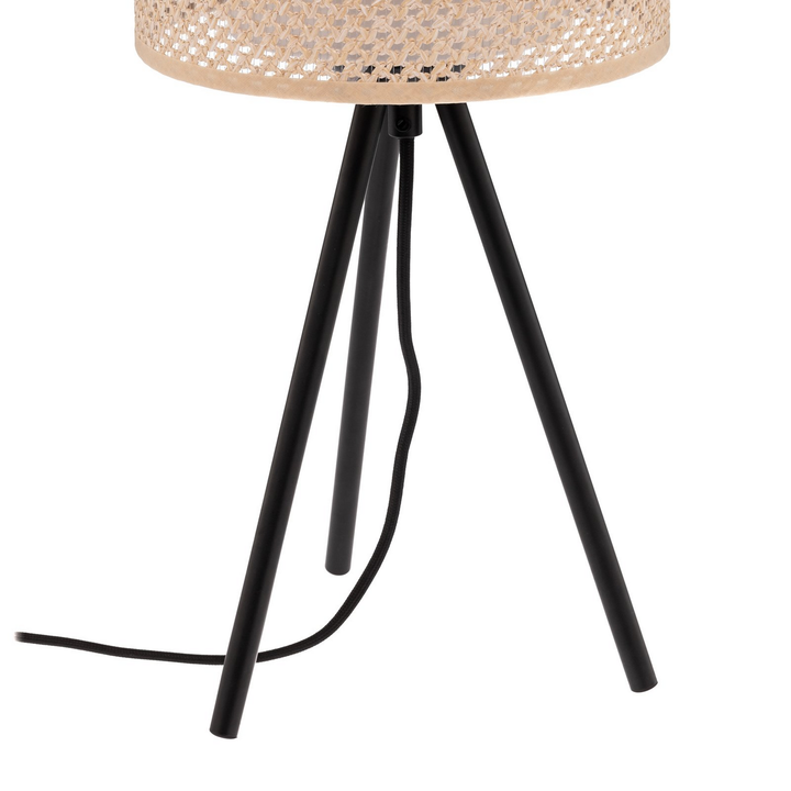 Lindby Tischleuchte Lampe Soula E27 Kunststoff Beige 20cm Kabel 180 Cm Schalter B-Ware - 4251911765526