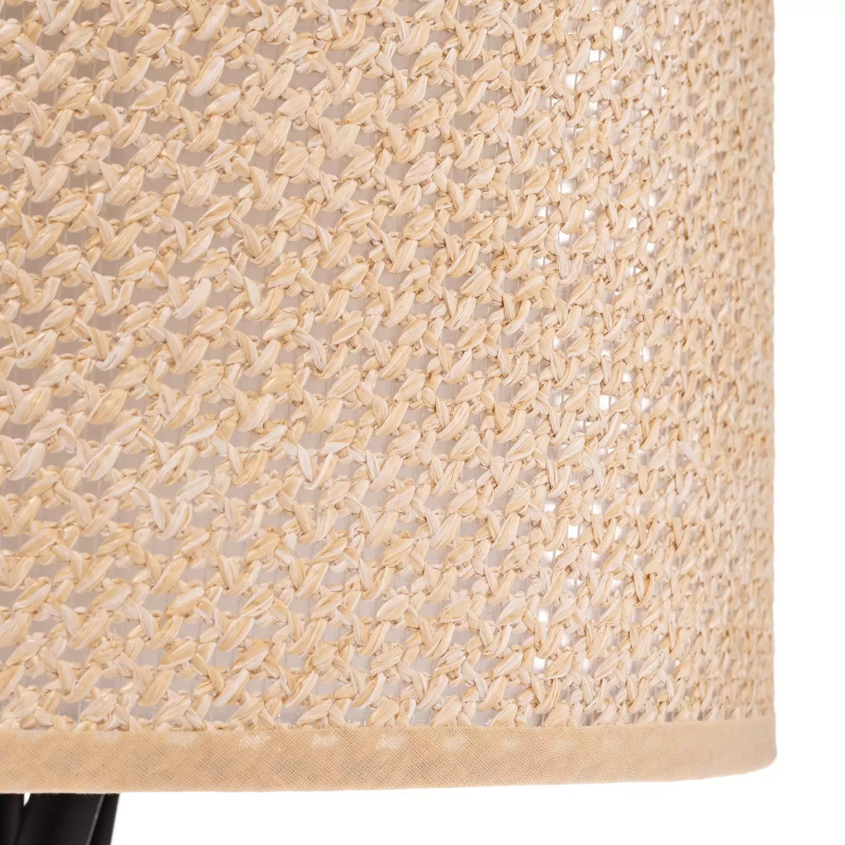Lindby Tischleuchte Soula Tischlampe Tischlicht Ø 26 cm beige Kunststoff  E27 - 4251911765533