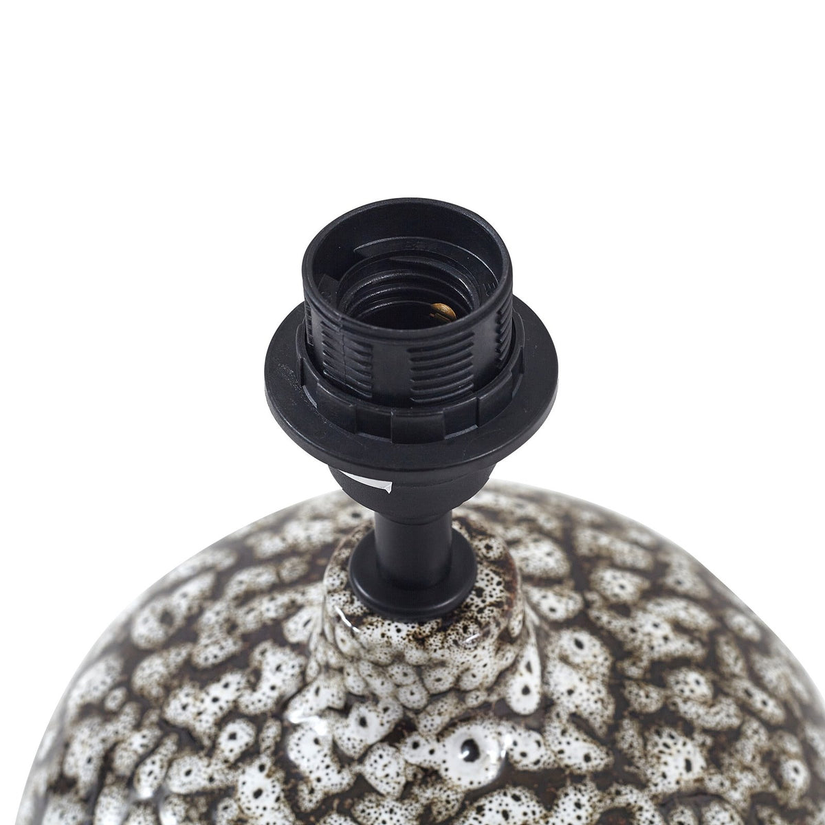 Lindby Tischleuchte Lampe Thalassia schwarz weiß Ø 26cm Keramik680 - 4251911774641
