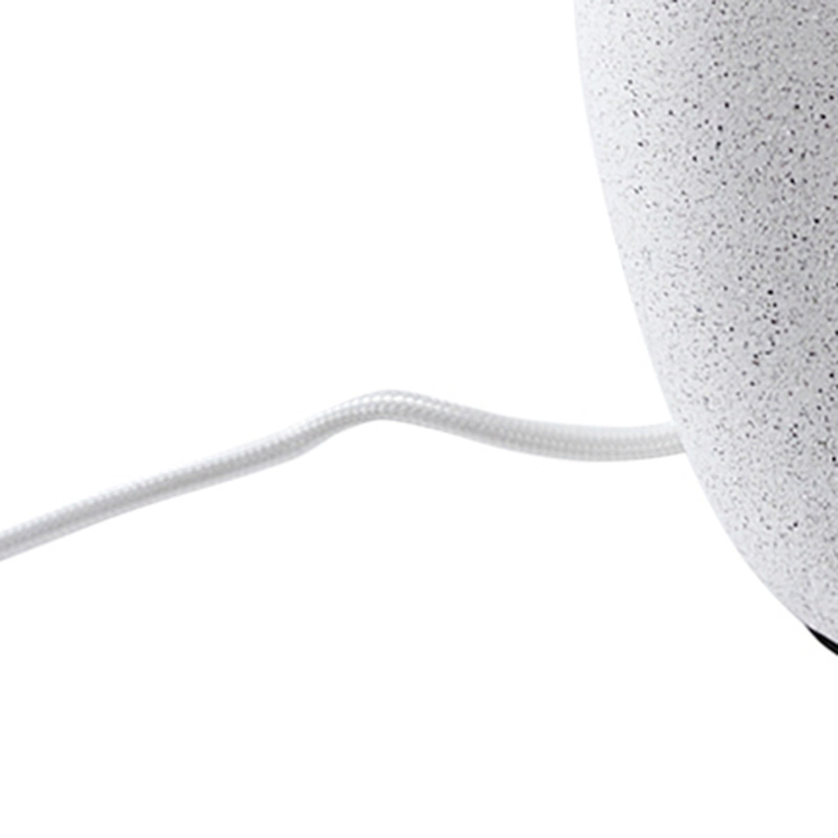 Lindby Tischleuchte Lampe Thalassia weiß Keramik rund 30 cm - 4251911793482