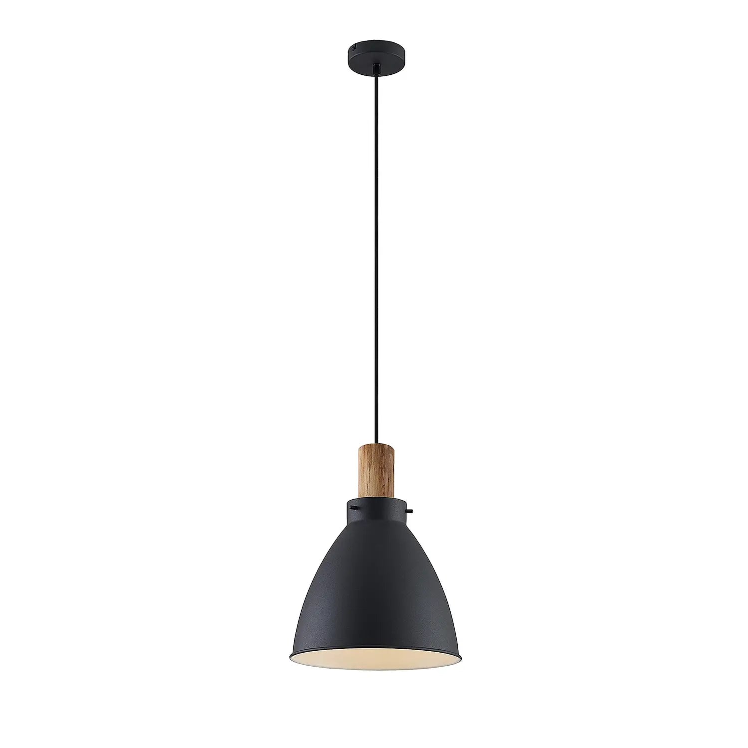 B-Ware Lindby Pendelleuchte Hängeleuchte Trebale Schwarz Metall Deckenleuchte Led E27