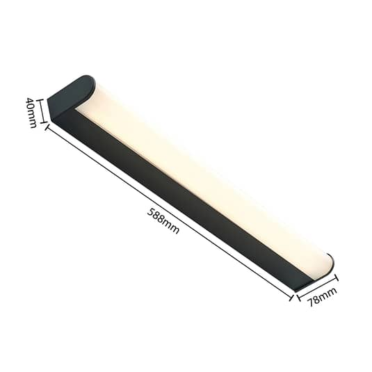 Lindby Ulisan Led Badwandleuchte Rund 58,8 Cm Leuchtröhre Wandleuchte Wandleucht B-Ware - 4251911718669