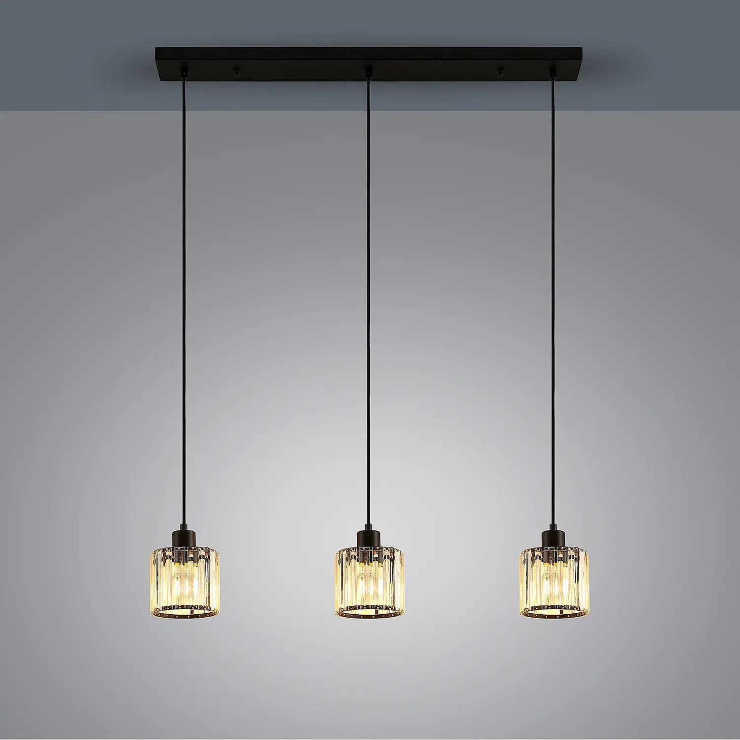 B-Ware Lindby Vella Hängeleuchte Pendelleuchte Deckenlampe Lampe Leuchte 3 Flammig G793