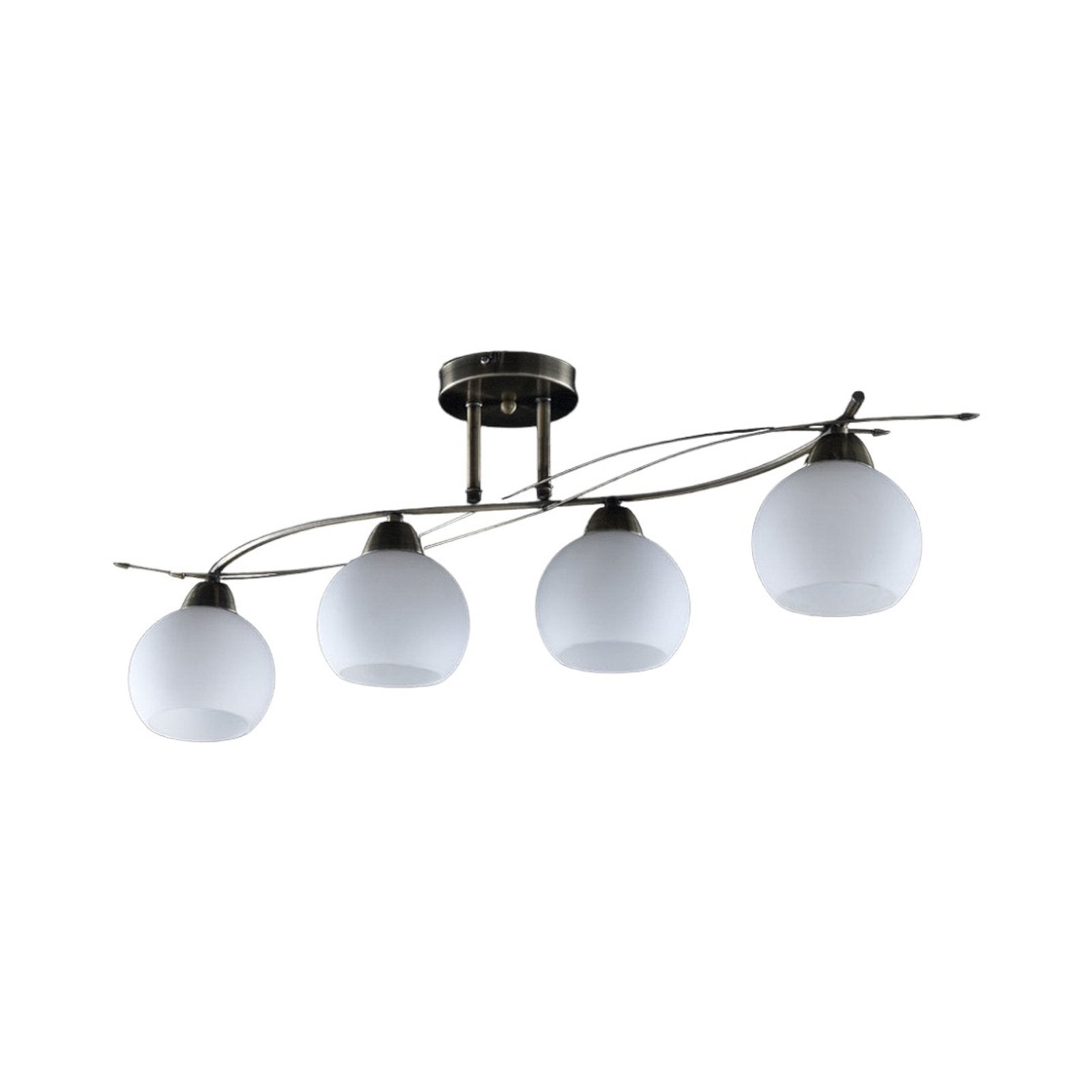 Lindby Deckenlampe Leanda Hängeleuchte Lampe Leuchte 4-flammig E14 weiß mess258 - 4251096517170