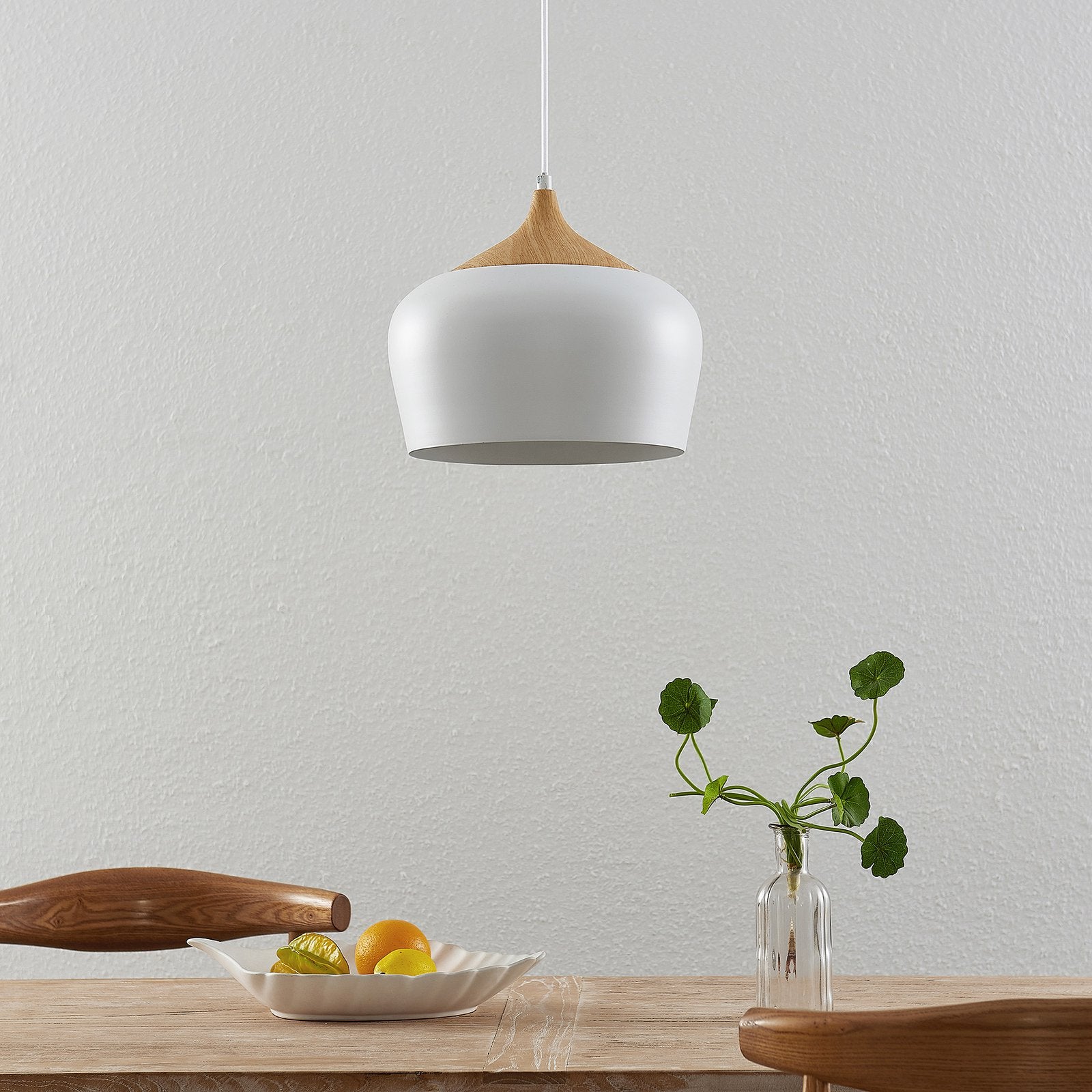 Lindby Vilsera Hängeleuchte Pendelleuchte Deckenlampe Pendellampe Leuchte Weiß - 4251096585650