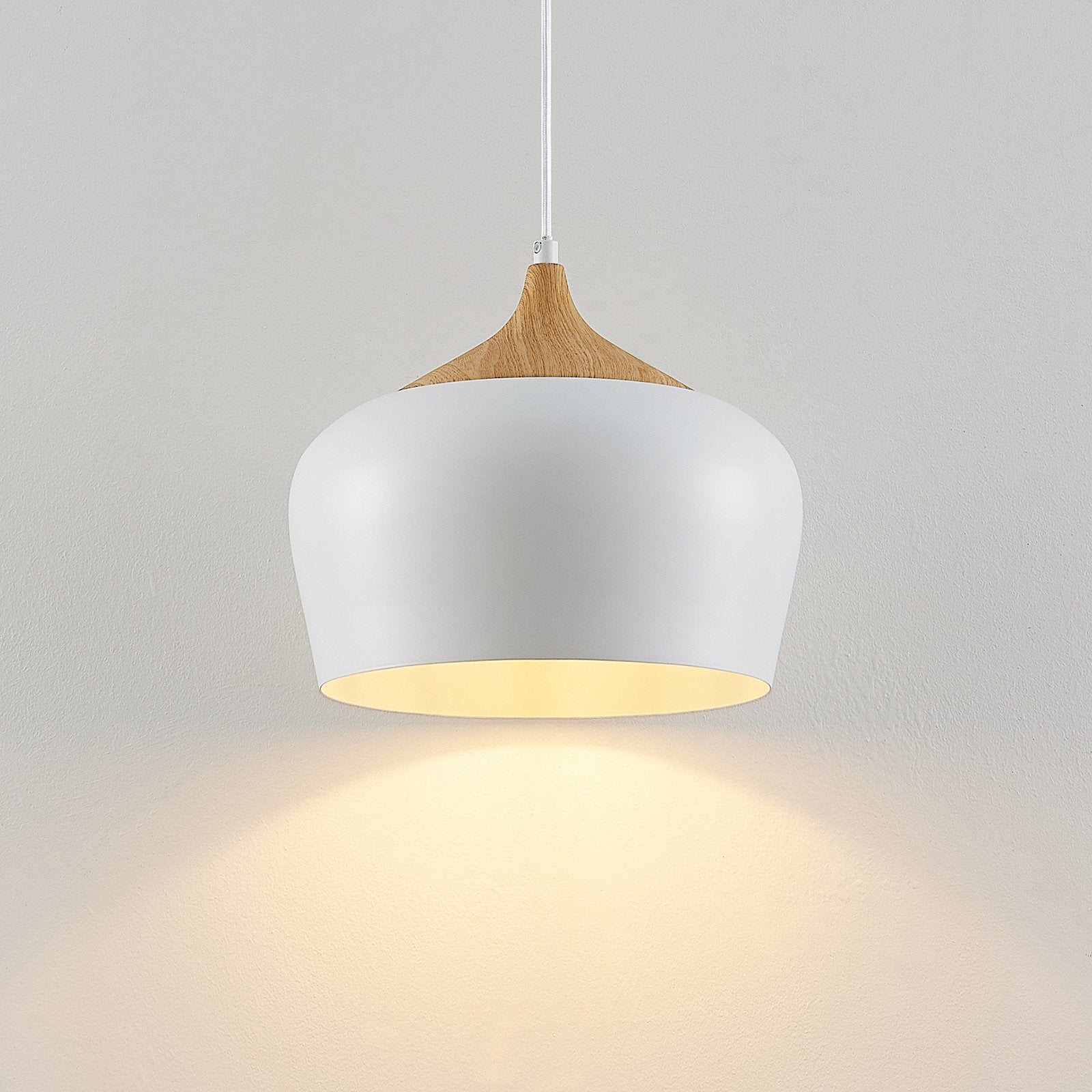 Lindby Vilsera Hängeleuchte Pendelleuchte Deckenlampe Pendellampe Leuchte Weiß - 4251096585650