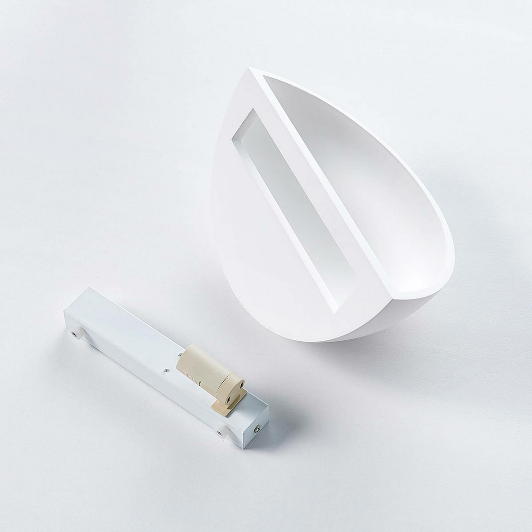 Lindby Narin Led Wandfluter Wandleuchte Wandleuchte Lampe Leuchte E14 Gips Weiß B-Ware