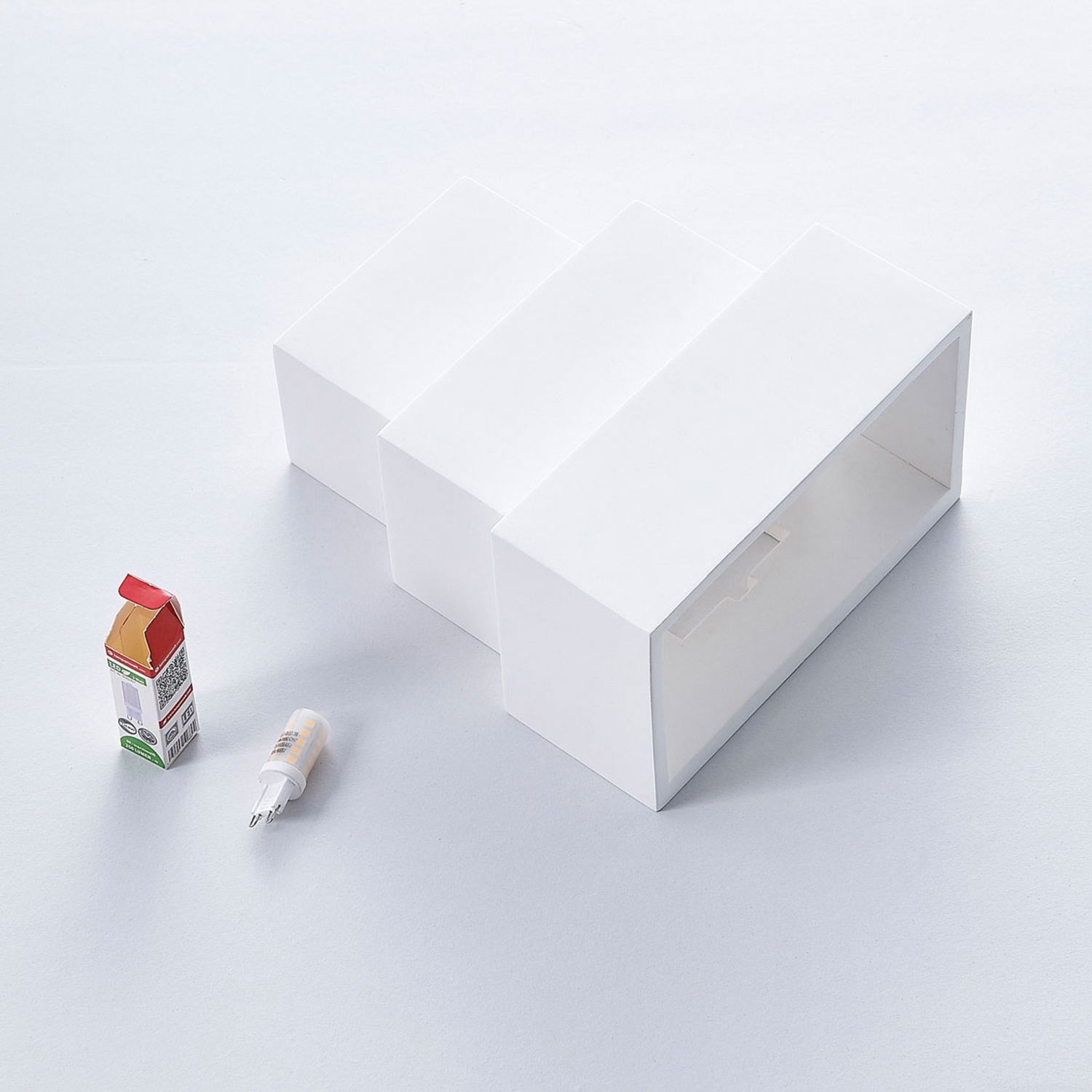 B-Ware Lindby Led Wandleuchte Lampe Leuchte Wandleuchte Ip20 5 W 230 V G9 Antonella Gips