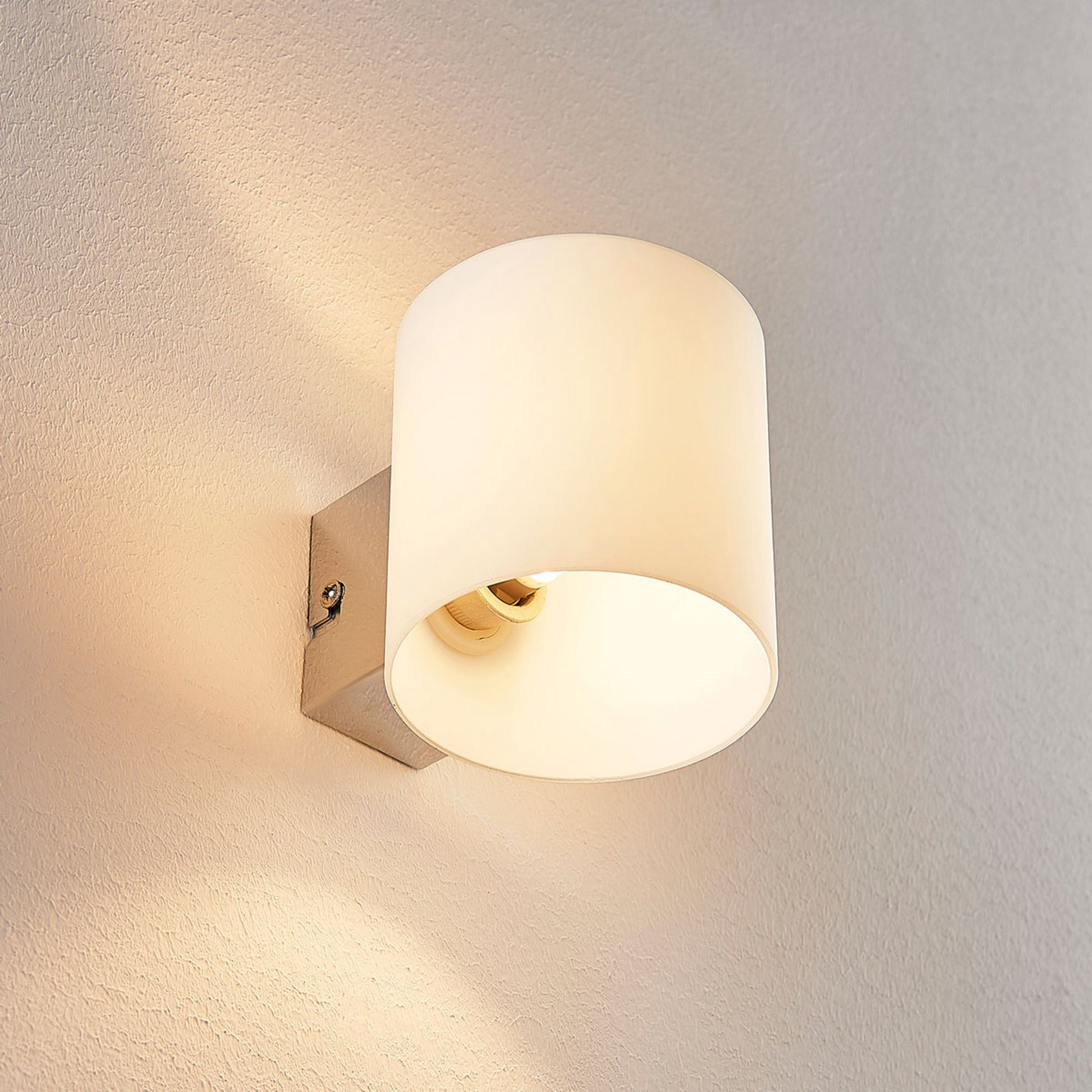 B-Ware Lindby Gerrit Wandleuchte Wandleuchte Leuchte Lampe Wohnzimmerlampe Weiß 2 Stück - 4251096539943