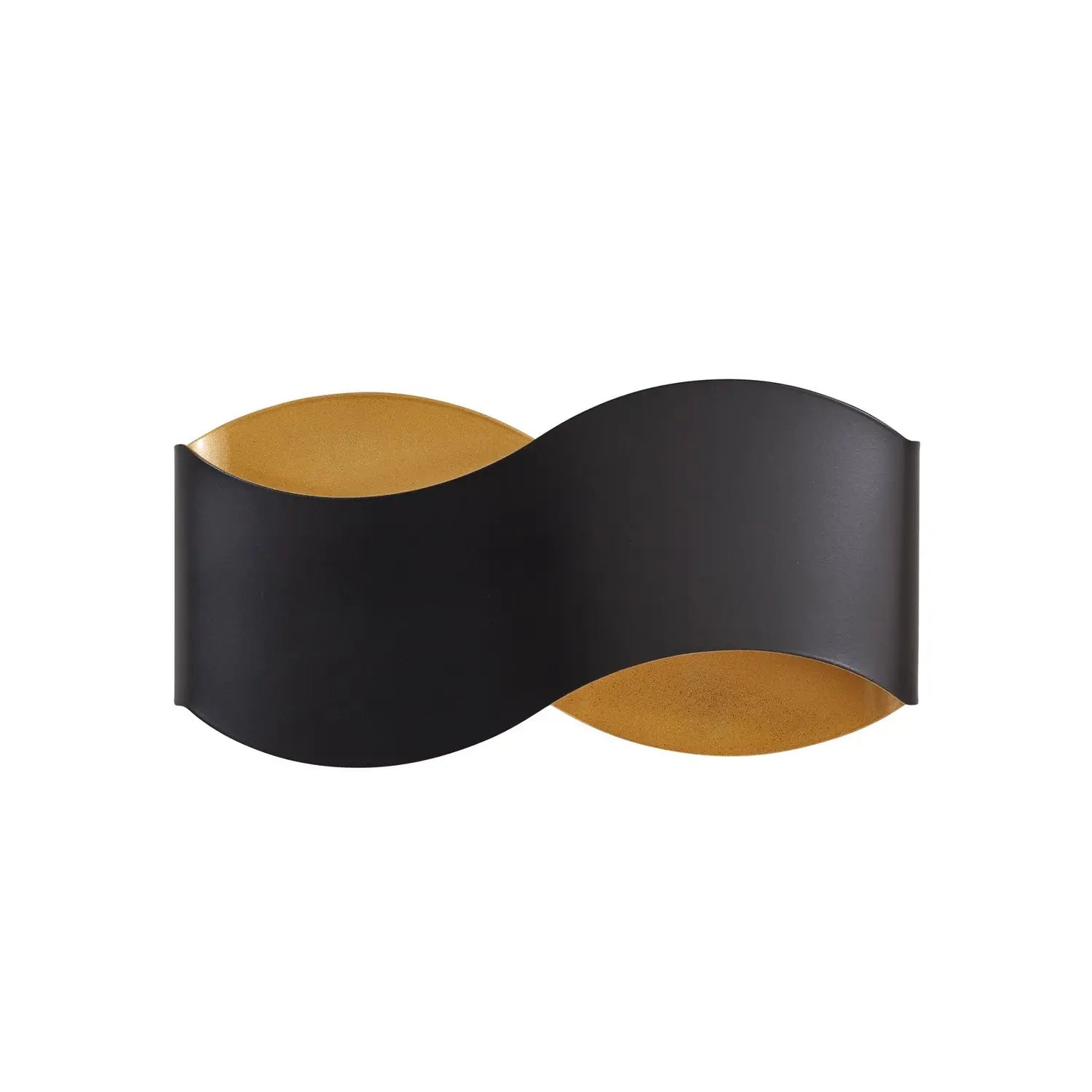 B-Ware Lindby Wandleuchte Wandlampe Dailin Schwarz Gold 30 Cm Metall Dimmbar G9 Led459 - 4255830902093