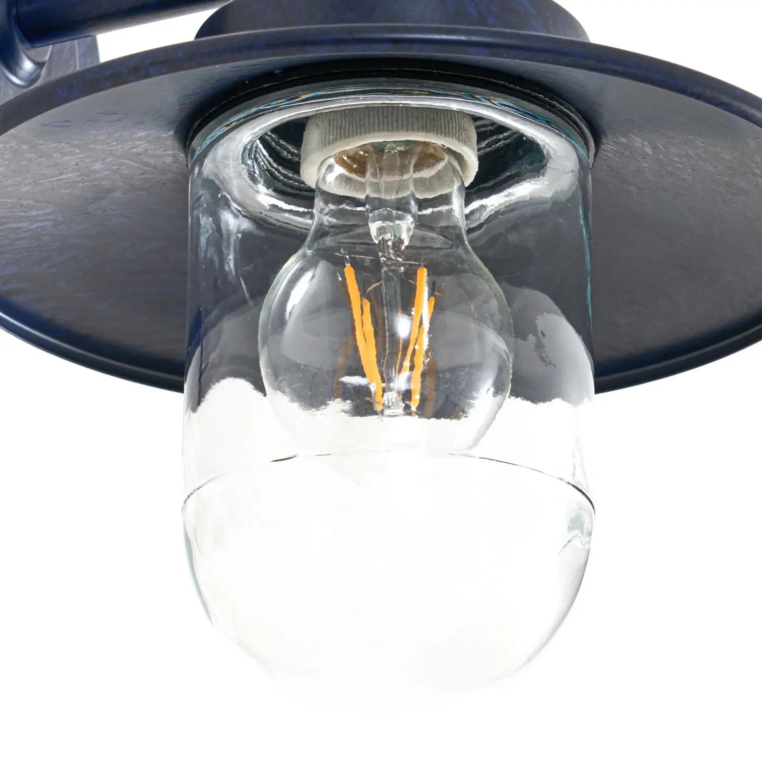 B-Ware Lindby Wandleuchte Lampe Eloretta Stahl Schwarz Glas Außenleuchte E27 Led Ip44 - 4255830909054