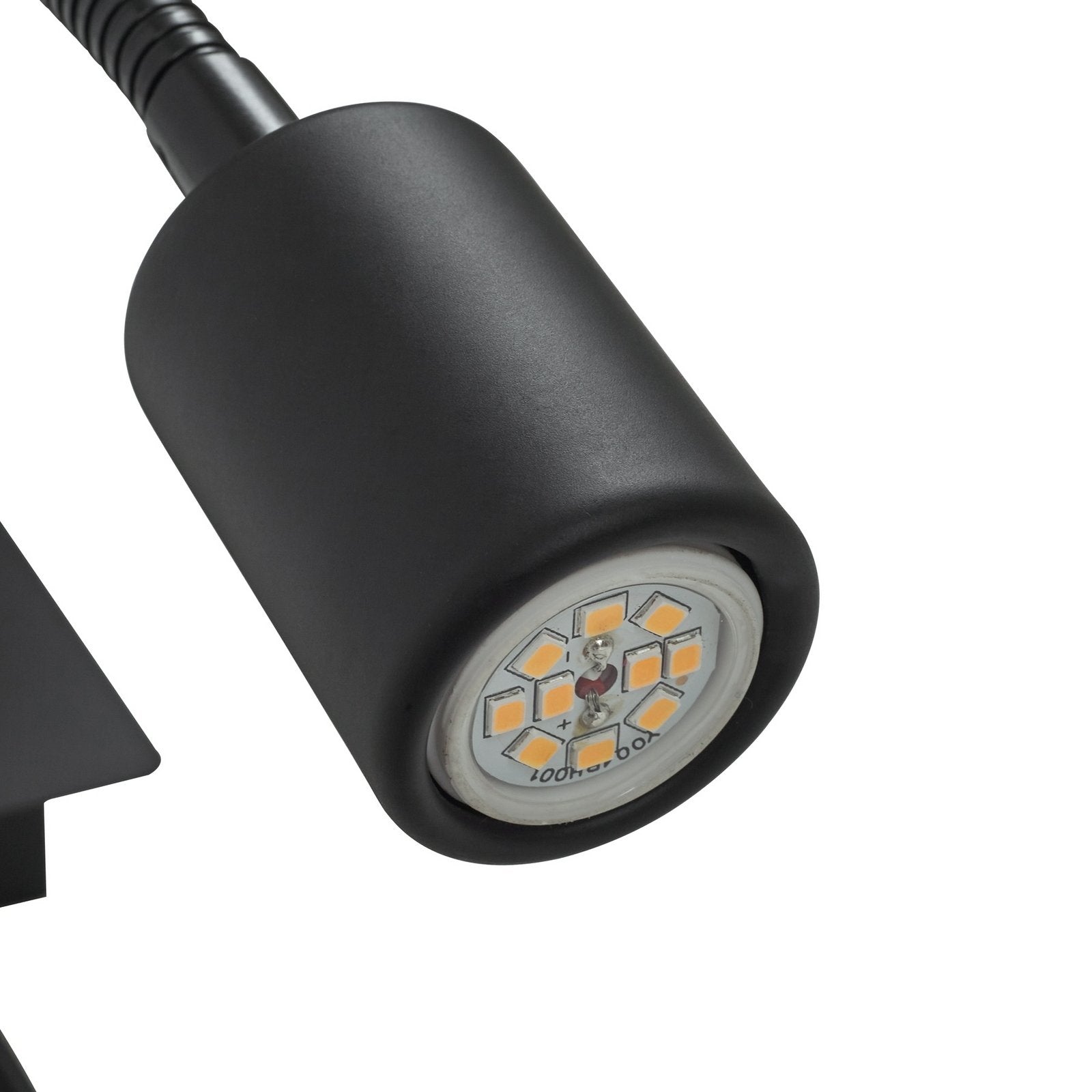 Lindby Wandleuchte Leselampe LED Florens schwarz 235 cm Lampe Leuchte Spot - 4255830900167