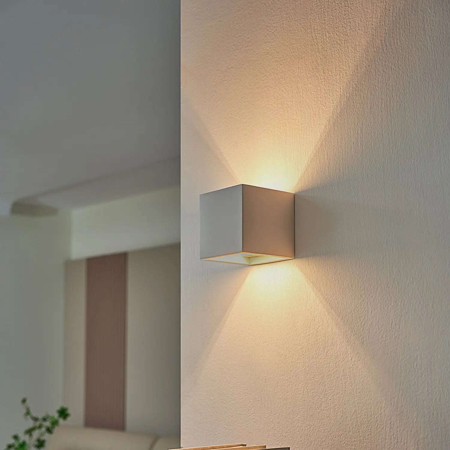 B-Ware Lindby Dezente Halogen Wandleuchte Freja Wandleuchte Deko G9 Gips Weiß 2 Stück - 6291105700900