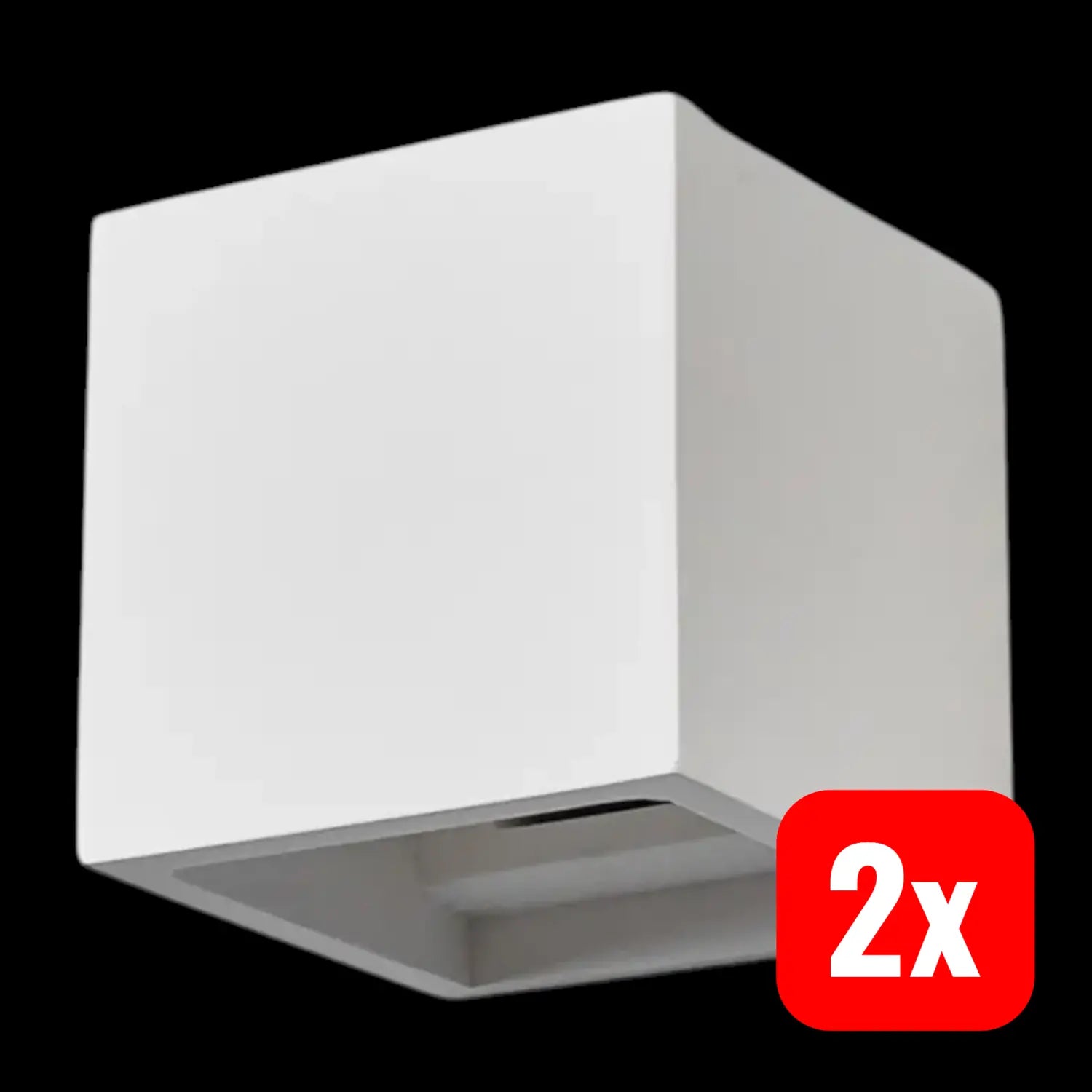 B-Ware Lindby Dezente Halogen Wandleuchte Freja Wandleuchte Deko G9 Gips Weiß 2 Stück - 6291105700900