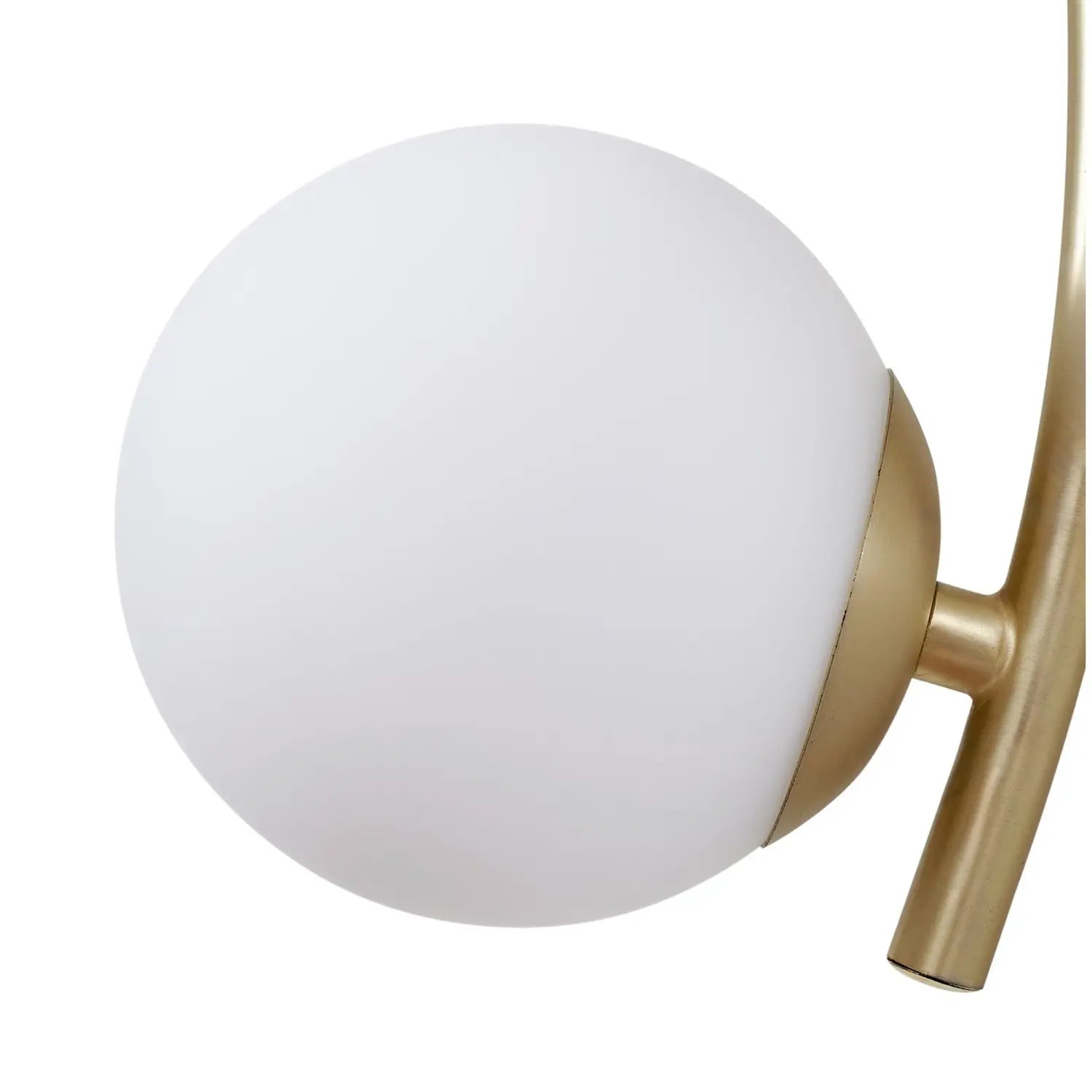 B-Ware Lindby Wandleuchte Wandlampe Josiana Glas Kugel Messing Beleuchtung Wohnraum - 4255830903489