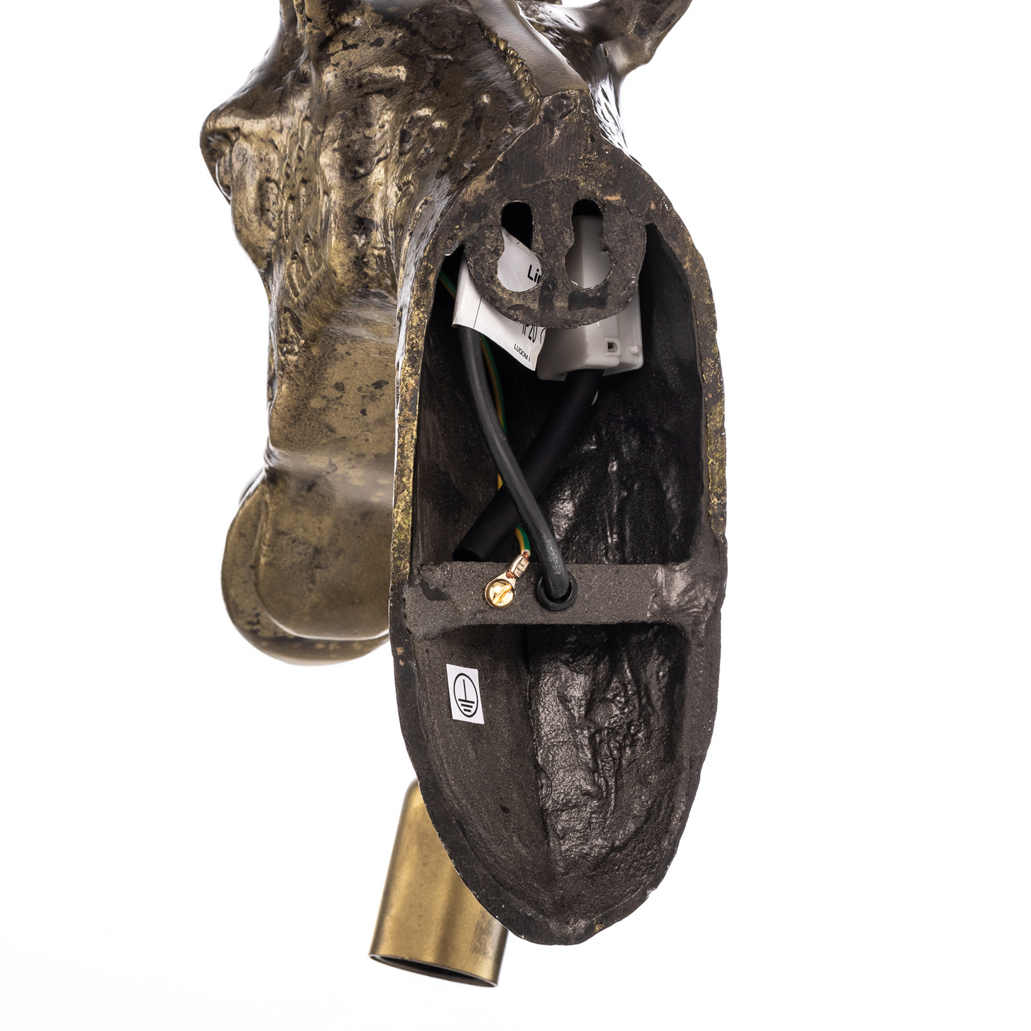 B-Ware Lindby Wandleuchte Nirvathia Giraffe Messingfarbe Metall Wandlampe Lampe Leuc875 - 4251911779240