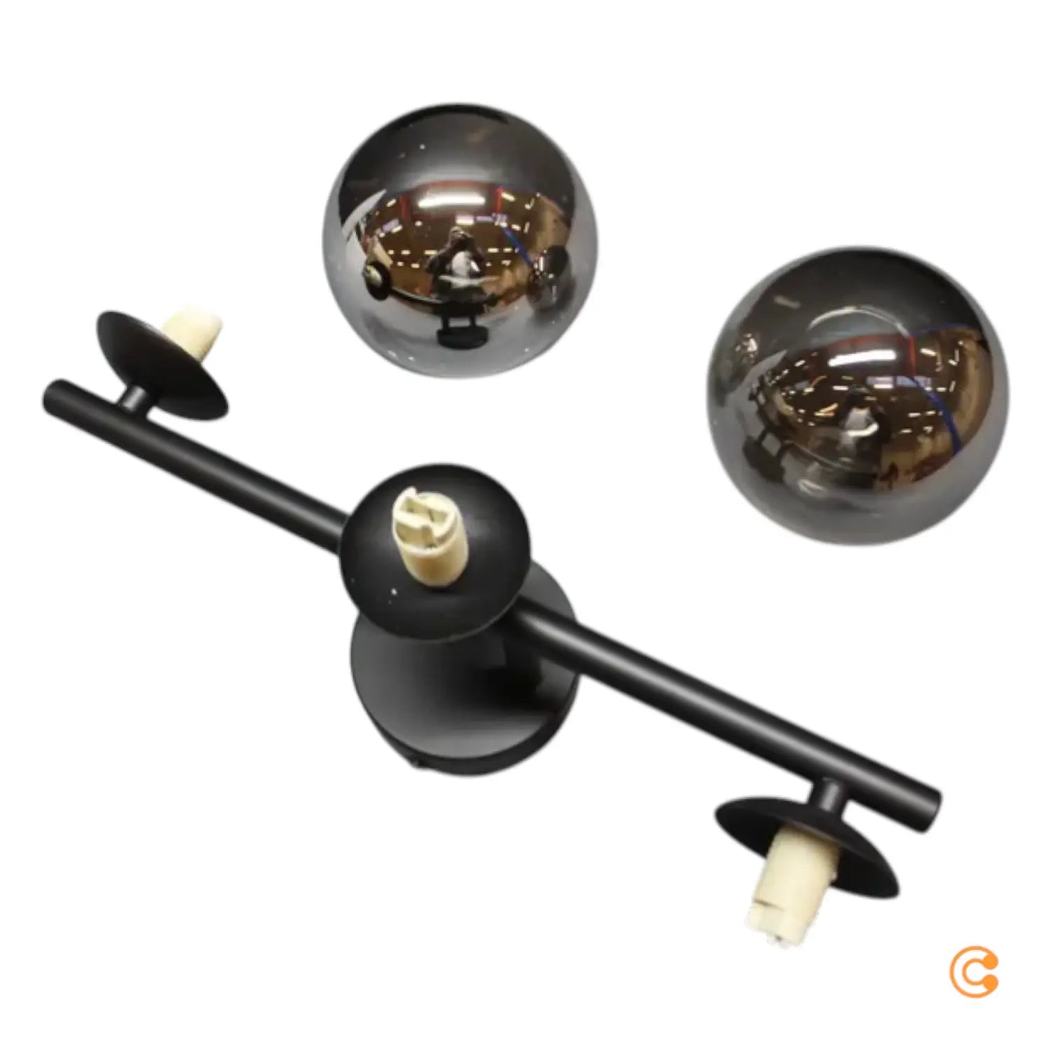 B-Ware Lindby Wandleuchte Lampe Orbelia Schwarz 3 Flammig Glas G9 Siehe Text/Foto156 - 4255830902895