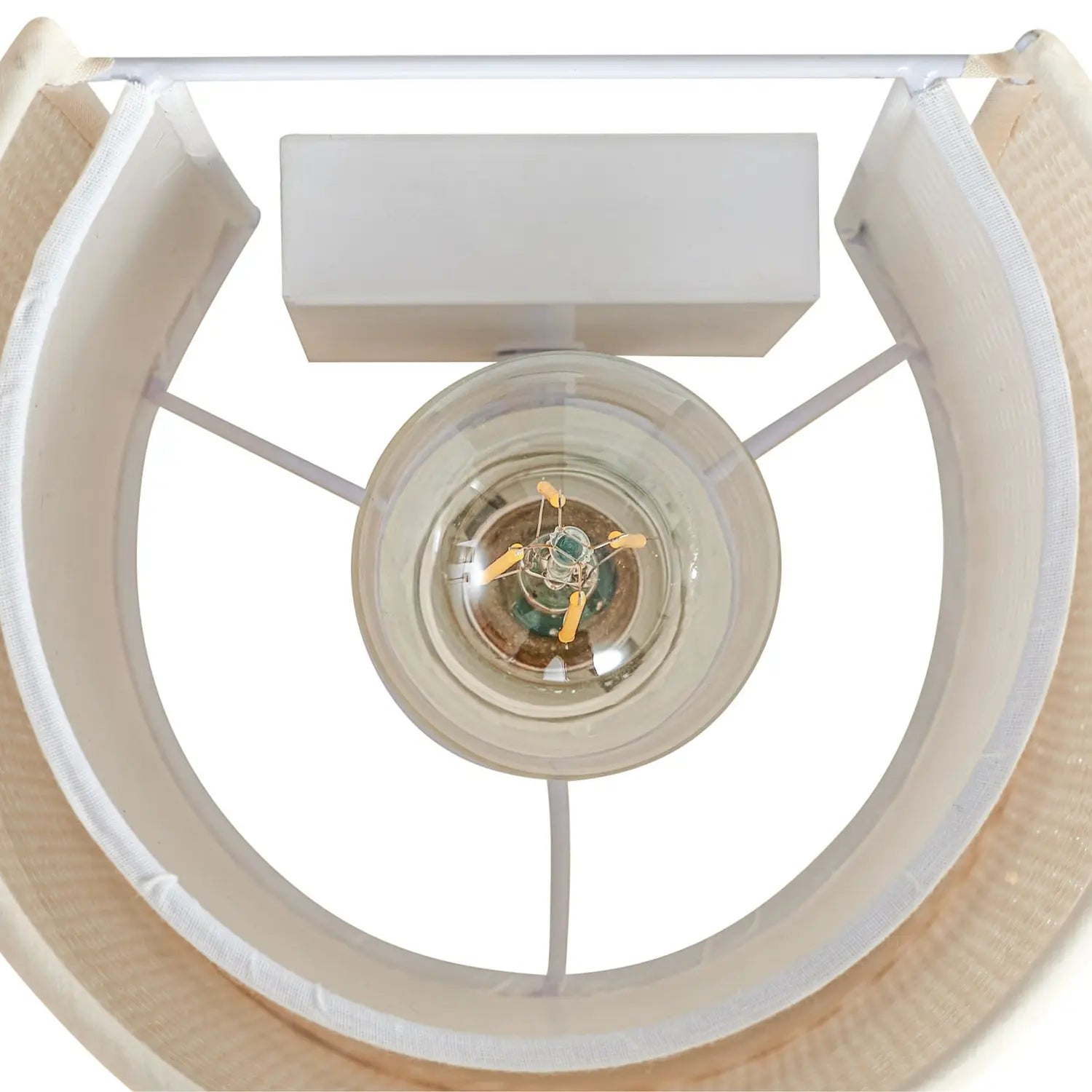 B-Ware Lindby Wandleuchte Wandlampe Soula Kunststoff Beige Dimmbar E27 Led Höhe 20 Cm - 4255830903922